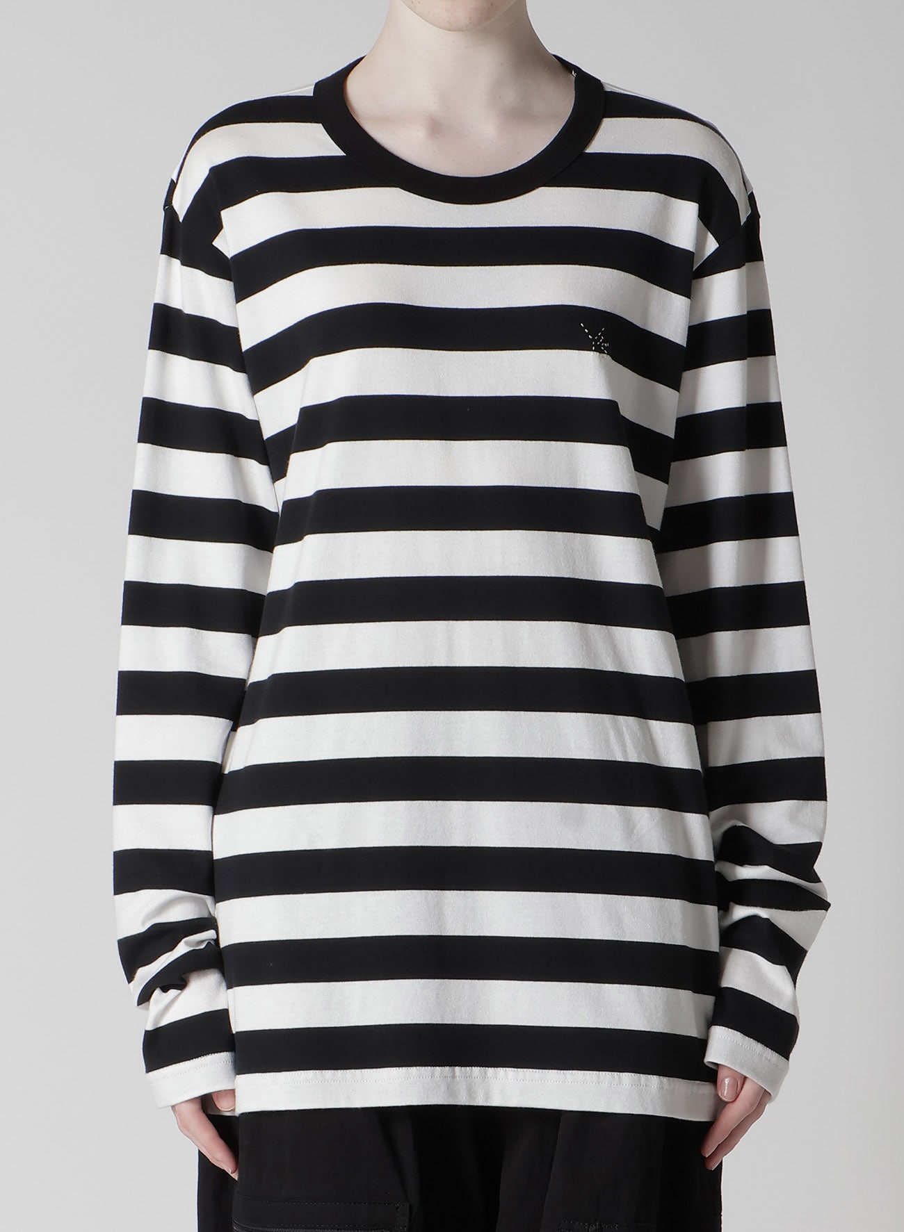 40/2 STRIPE JERSEY Y'S STITCH LONG SLEEVE T