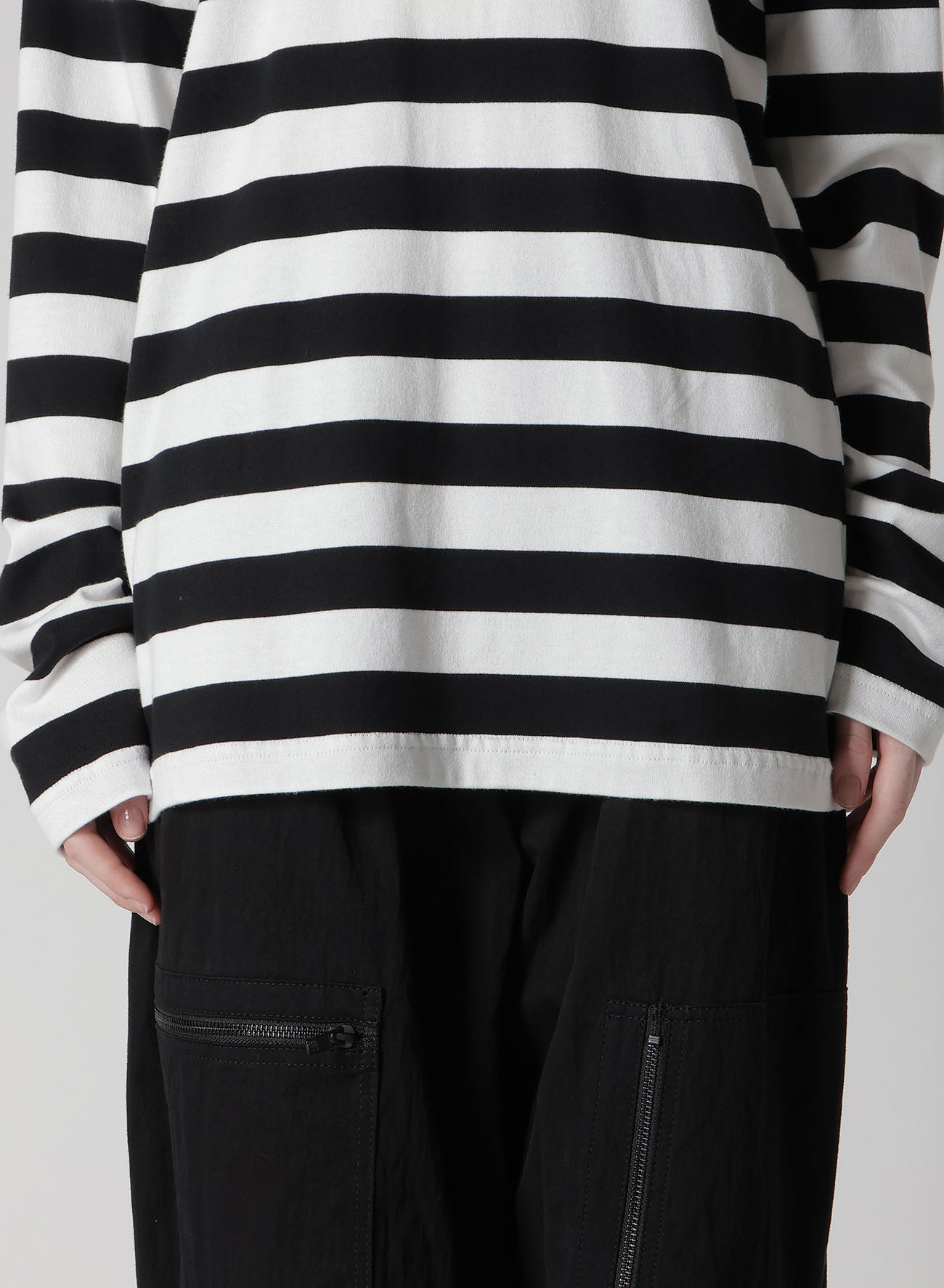 40/2 STRIPE JERSEY Y'S STITCH LONG SLEEVE T