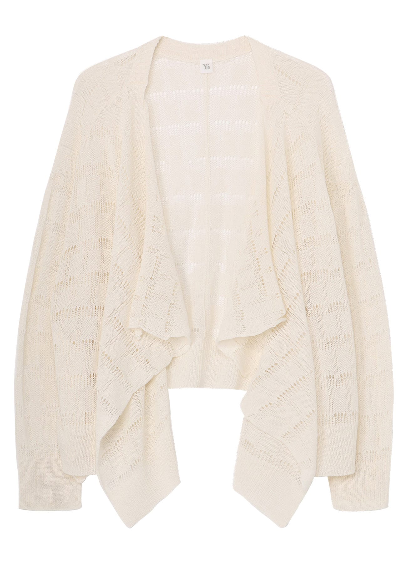 7G2P OPENWORK DRAPE SHORT CARDIGAN