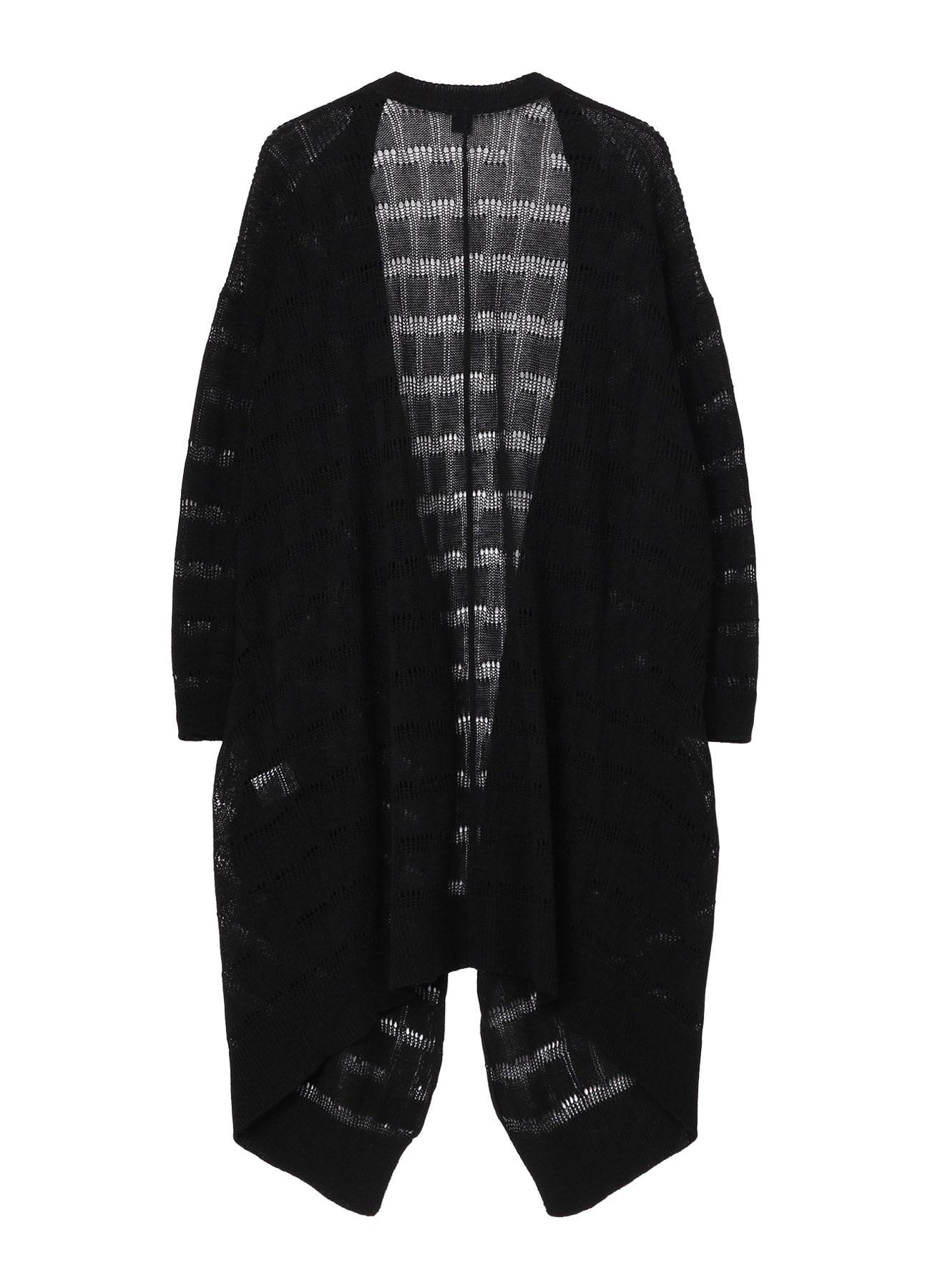 7G2P OPENWORK DRAPE LONG CARDIGAN