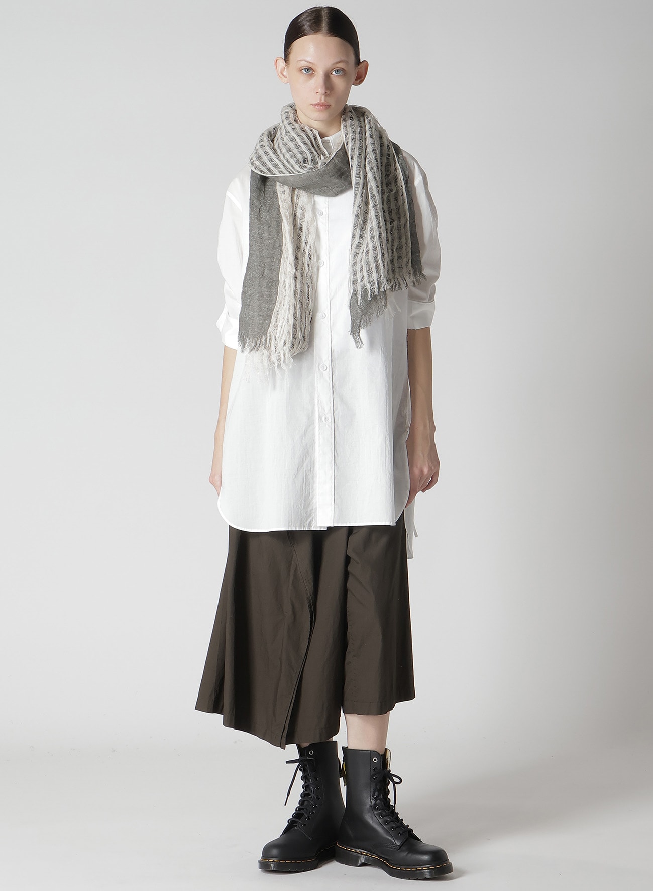 MESH COMBINATION DOUBLE LAYERED SCARF