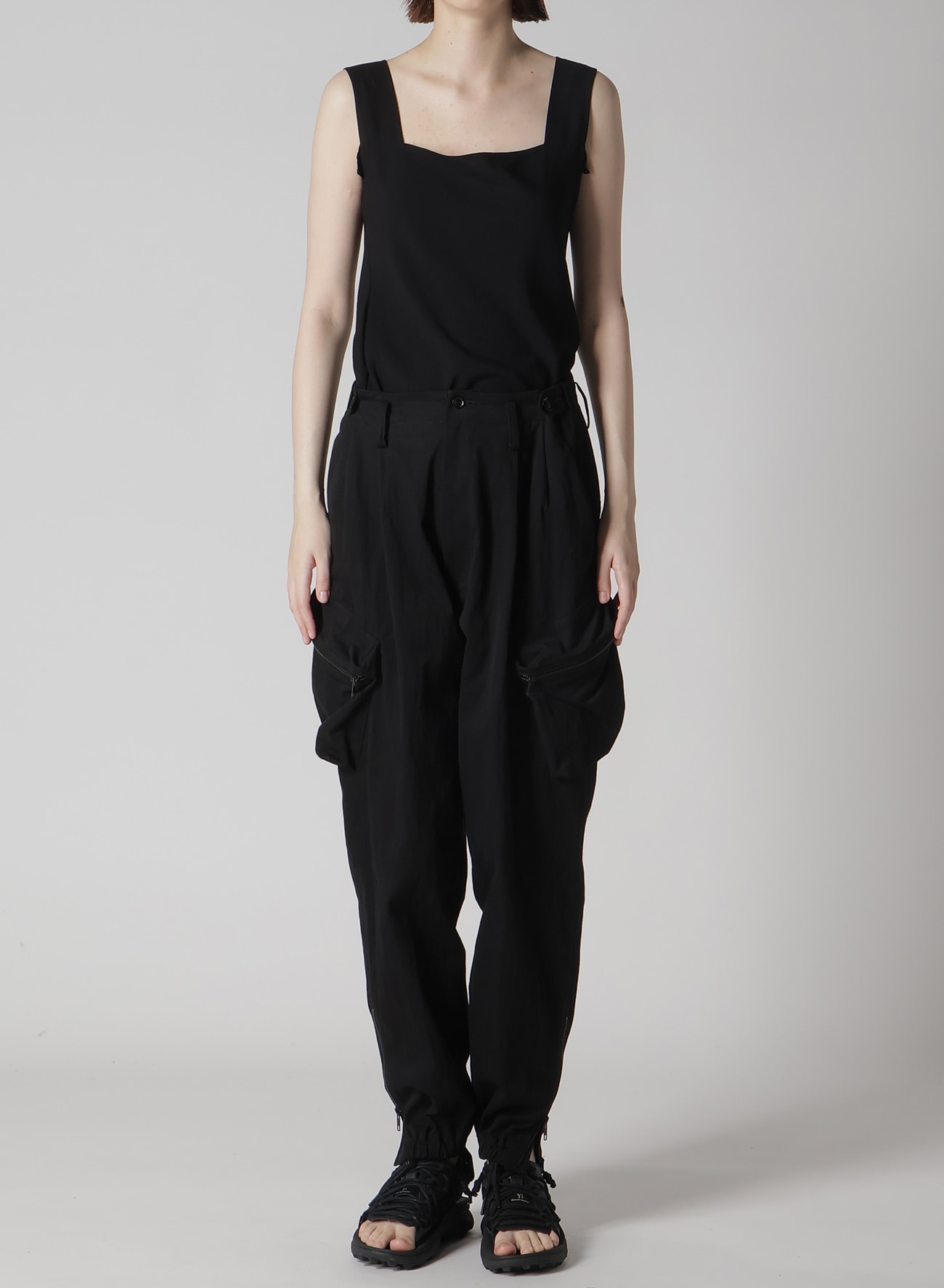 C/NY GABARDINE ZIP POCKET PANTS