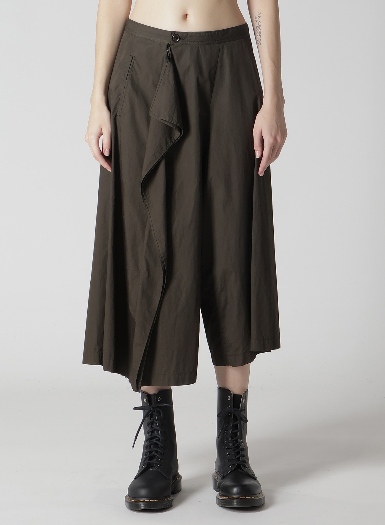 COTTON BROAD GARMENT DYEING SKIRT PANTS