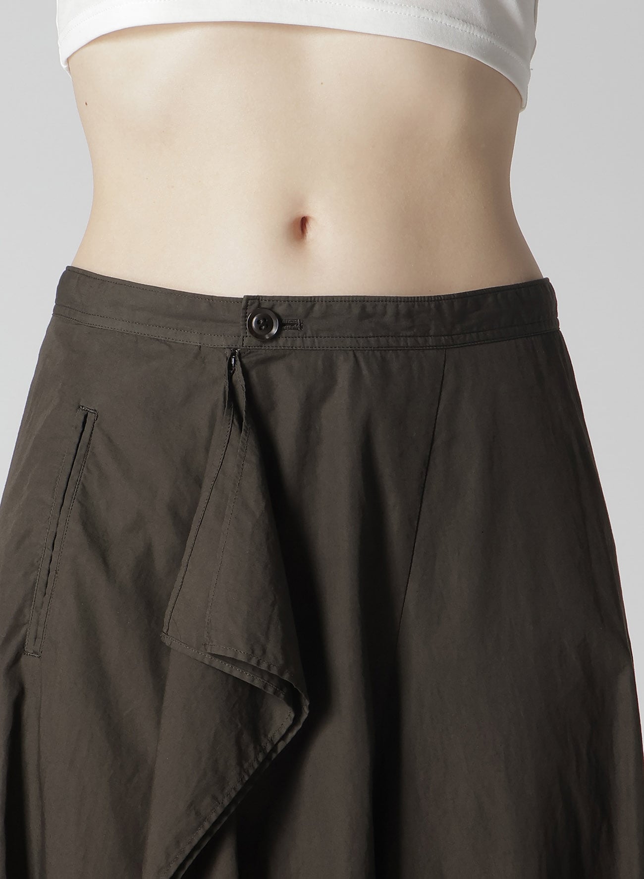 COTTON BROAD GARMENT DYEING SKIRT PANTS