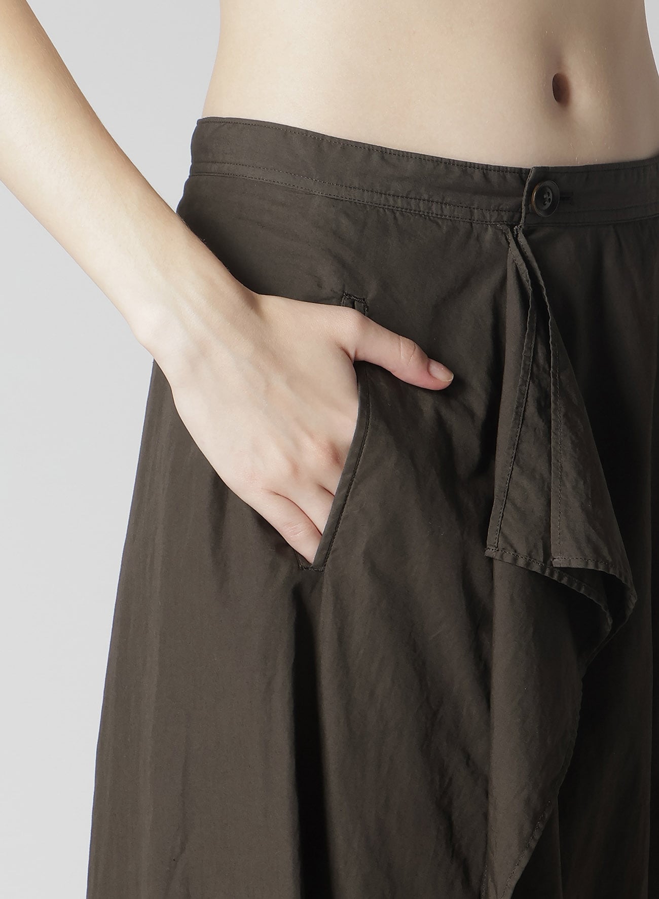 COTTON BROAD GARMENT DYEING SKIRT PANTS