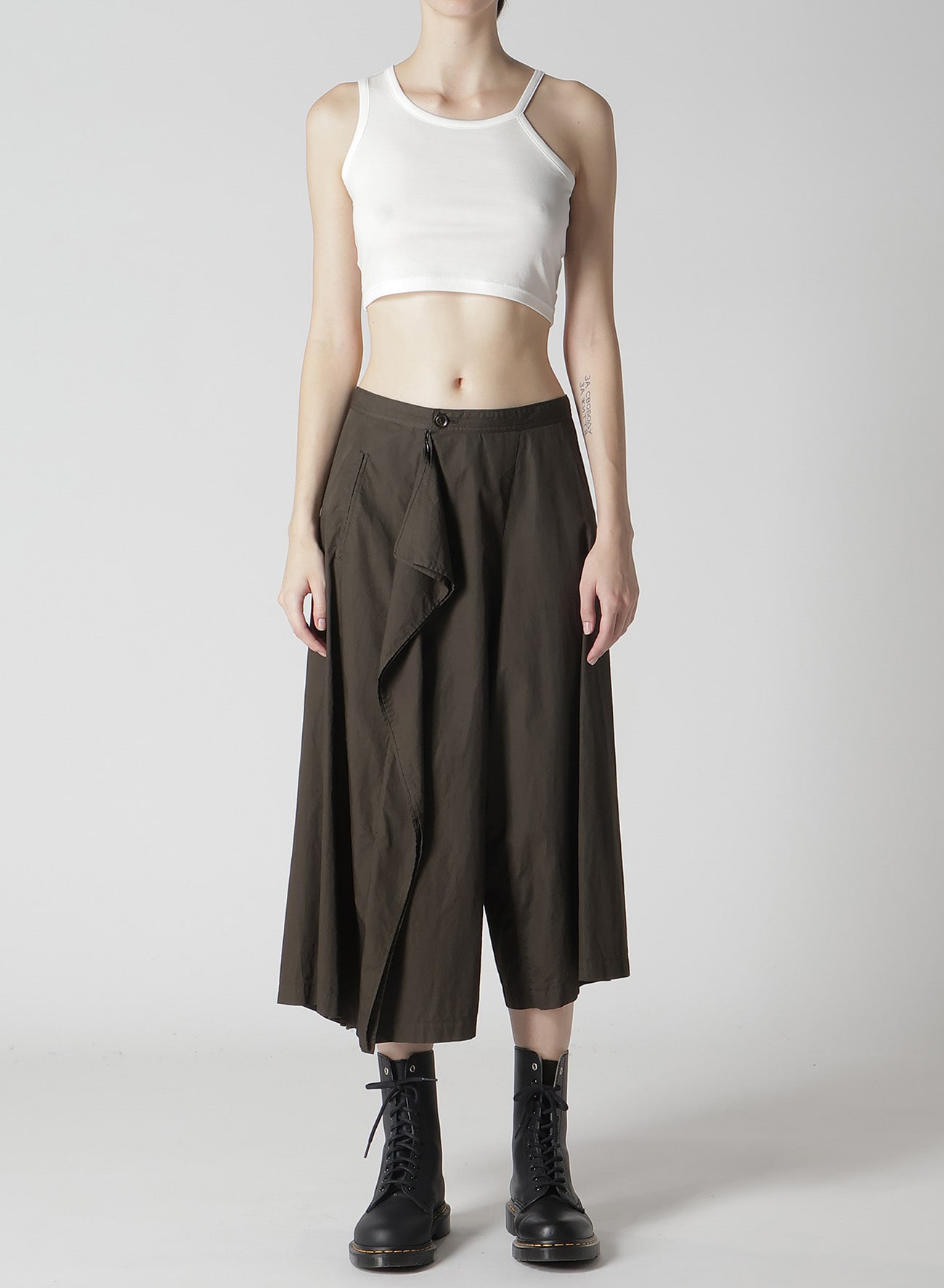 COTTON BROAD GARMENT DYEING SKIRT PANTS