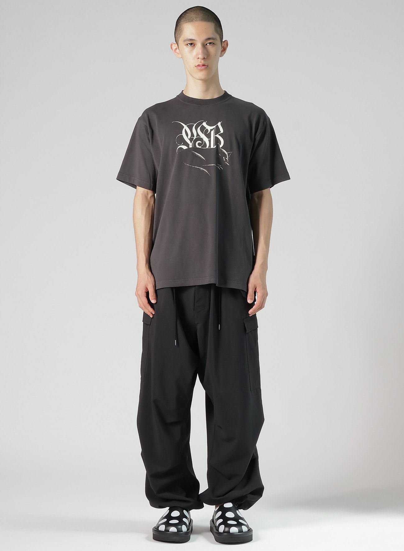 RECYCLE TASLAN NYLON GABARDINE CARGO PANTS
