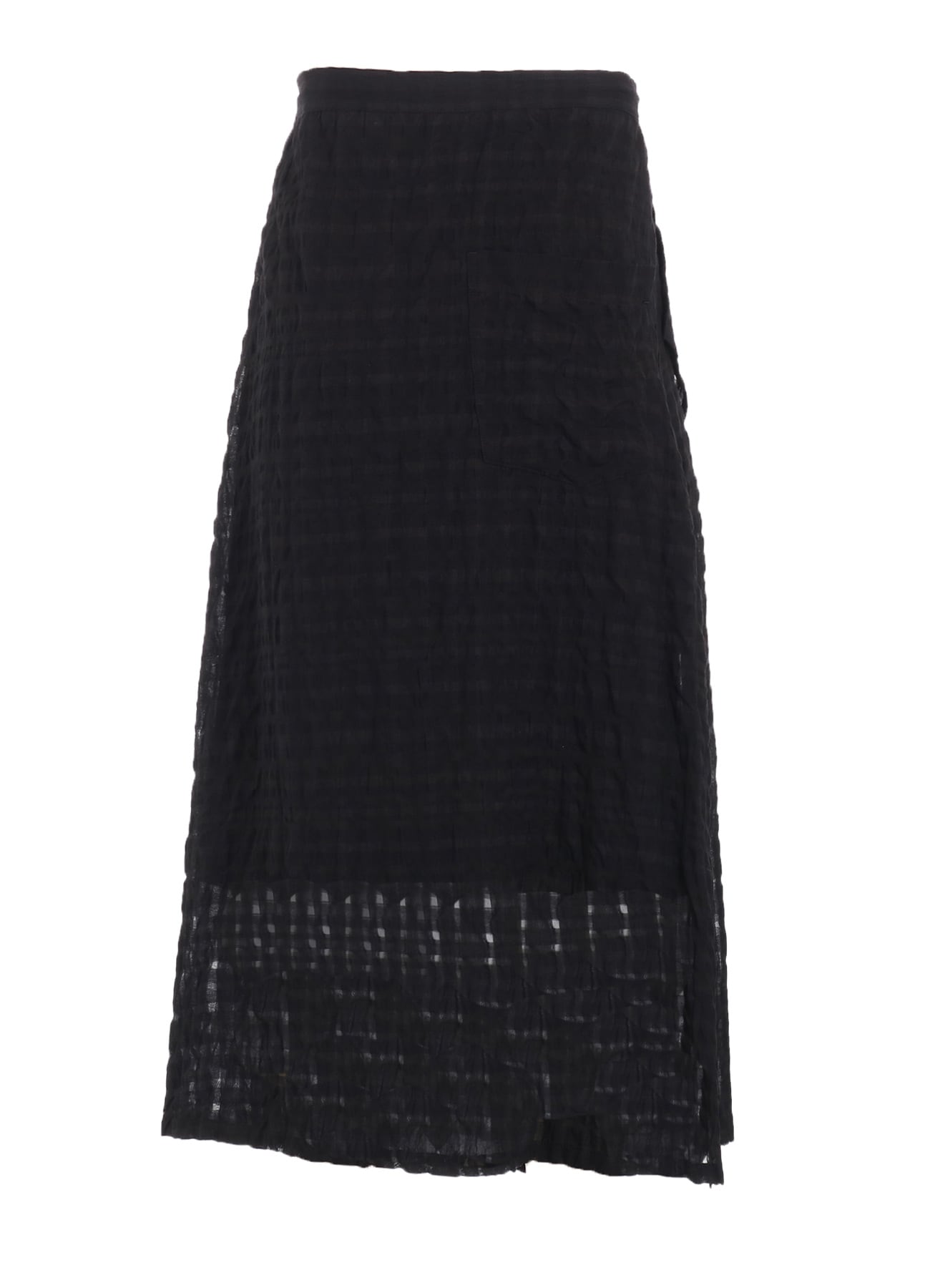 WOOL KNIT SKIRT(S Wine): Y's｜THE SHOP YOHJI YAMAMOTO