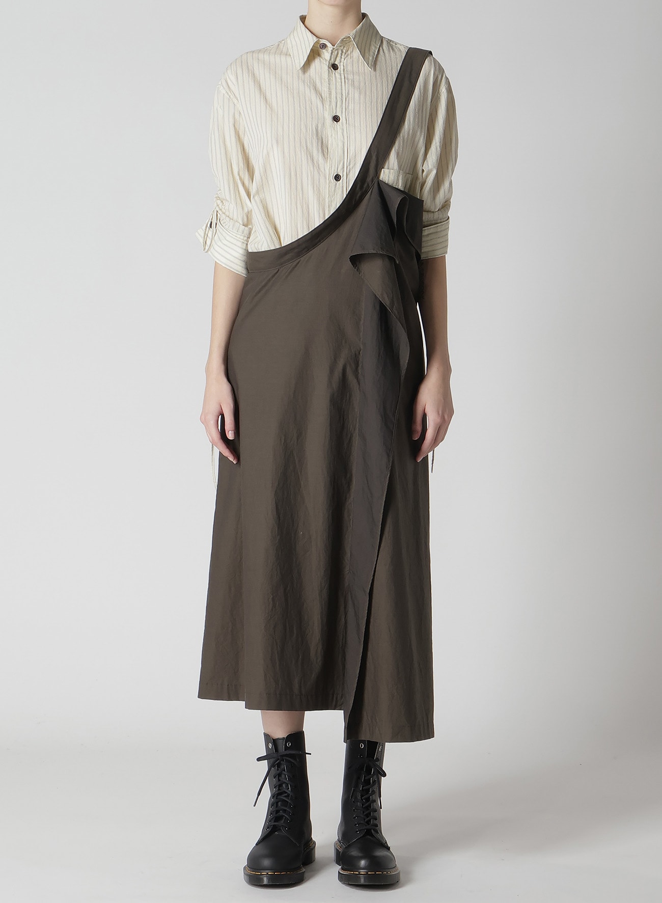 COTTON TYPEWRITER JUMPER SKIRT