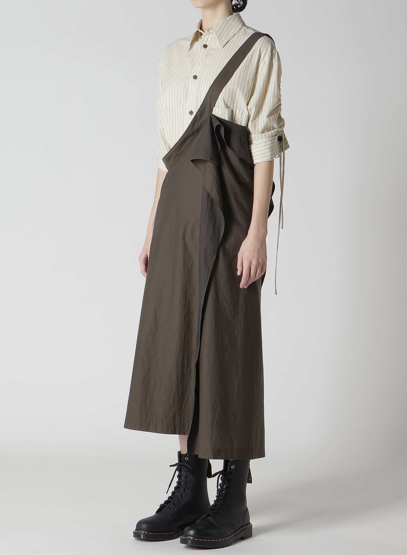 COTTON TYPEWRITER JUMPER SKIRT