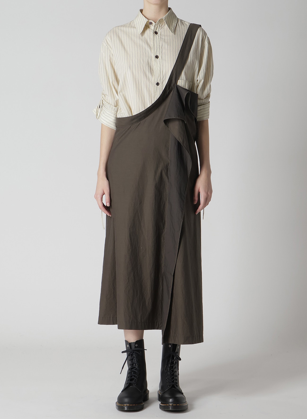 COTTON TYPEWRITER JUMPER SKIRT