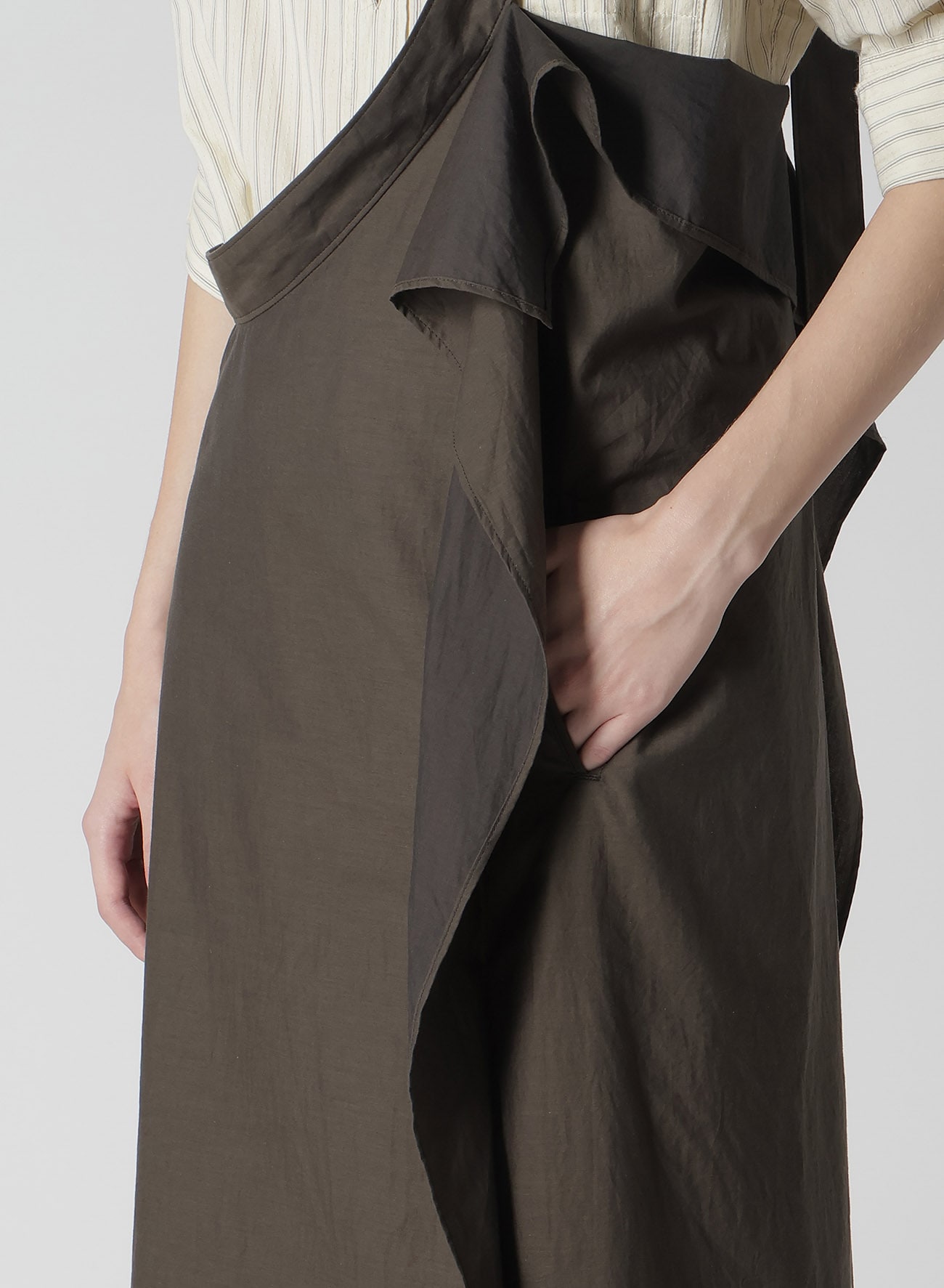 COTTON TYPEWRITER JUMPER SKIRT