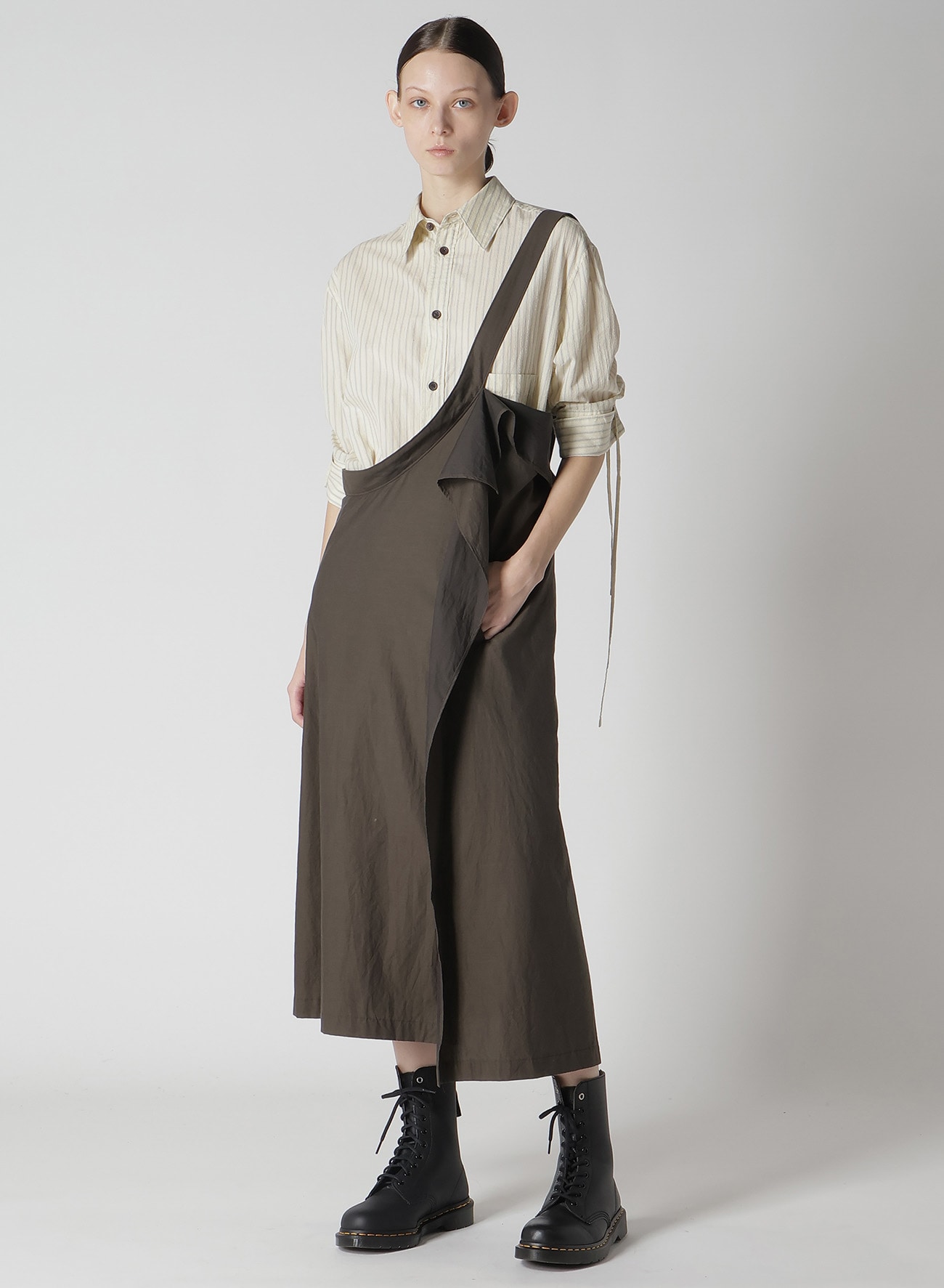 COTTON TYPEWRITER JUMPER SKIRT