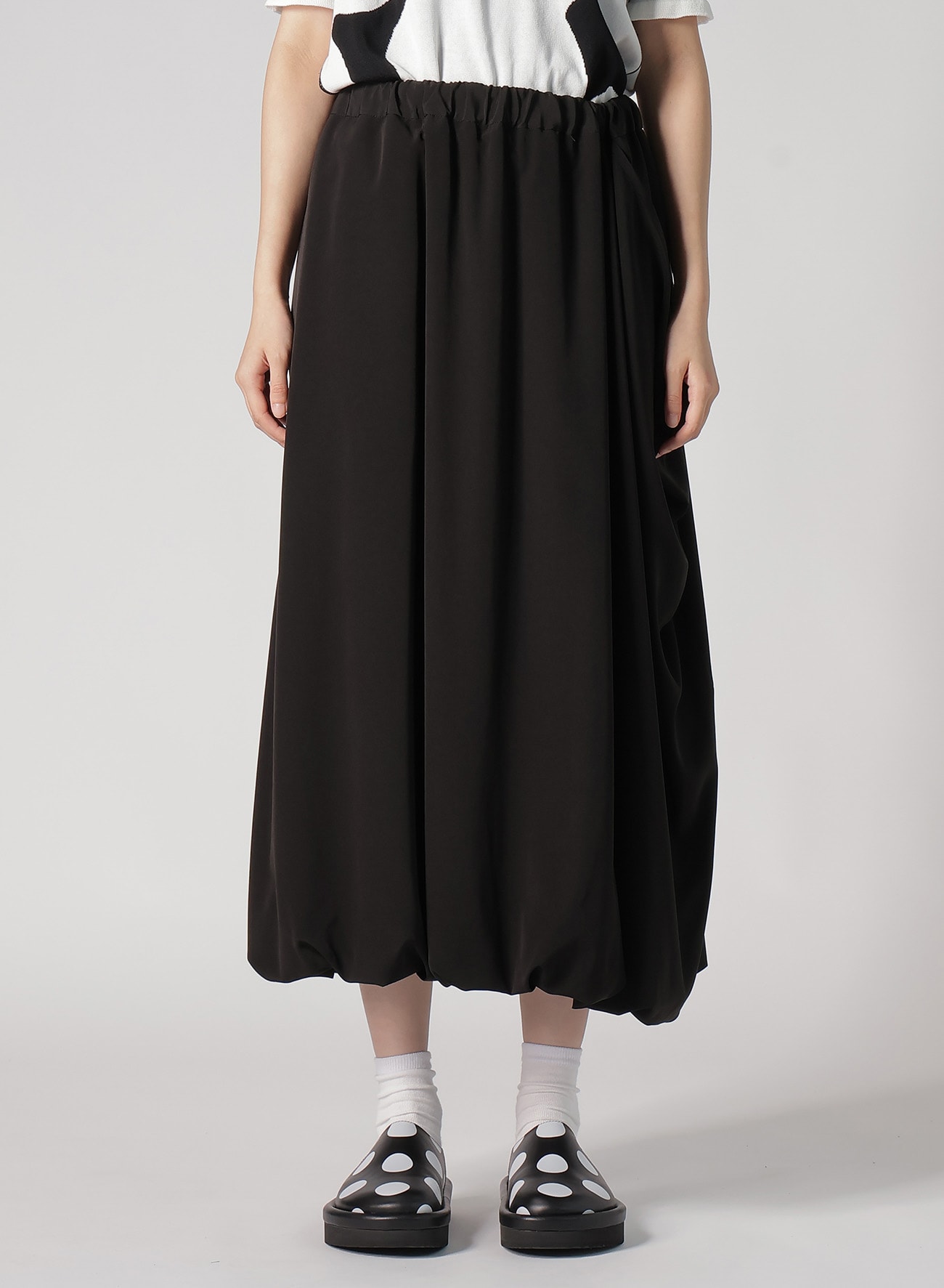 TA/PE SUPER VIYON TUSSER BALLOON SKIRT