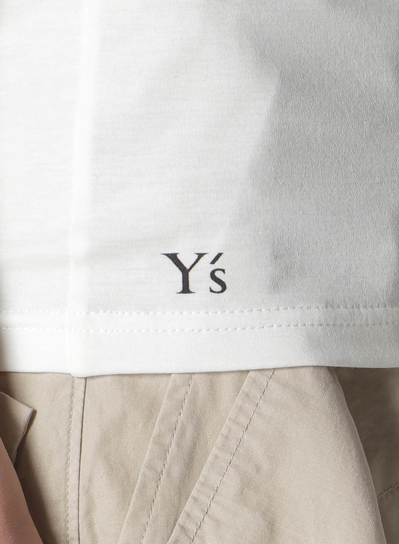 Y'S LOGO COTTON TANKTOP