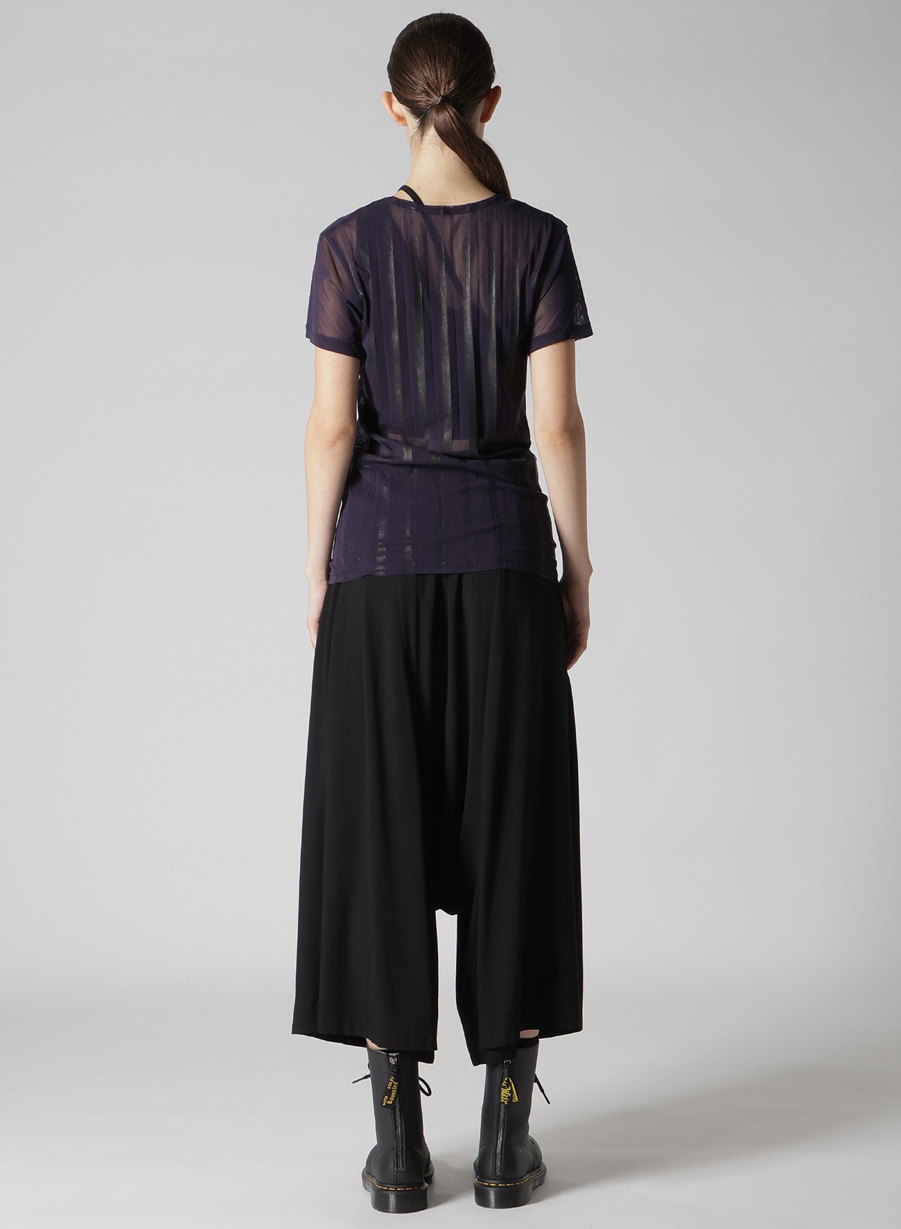 TULLE PLEATS CLASSIC SHORT SLEEVE T