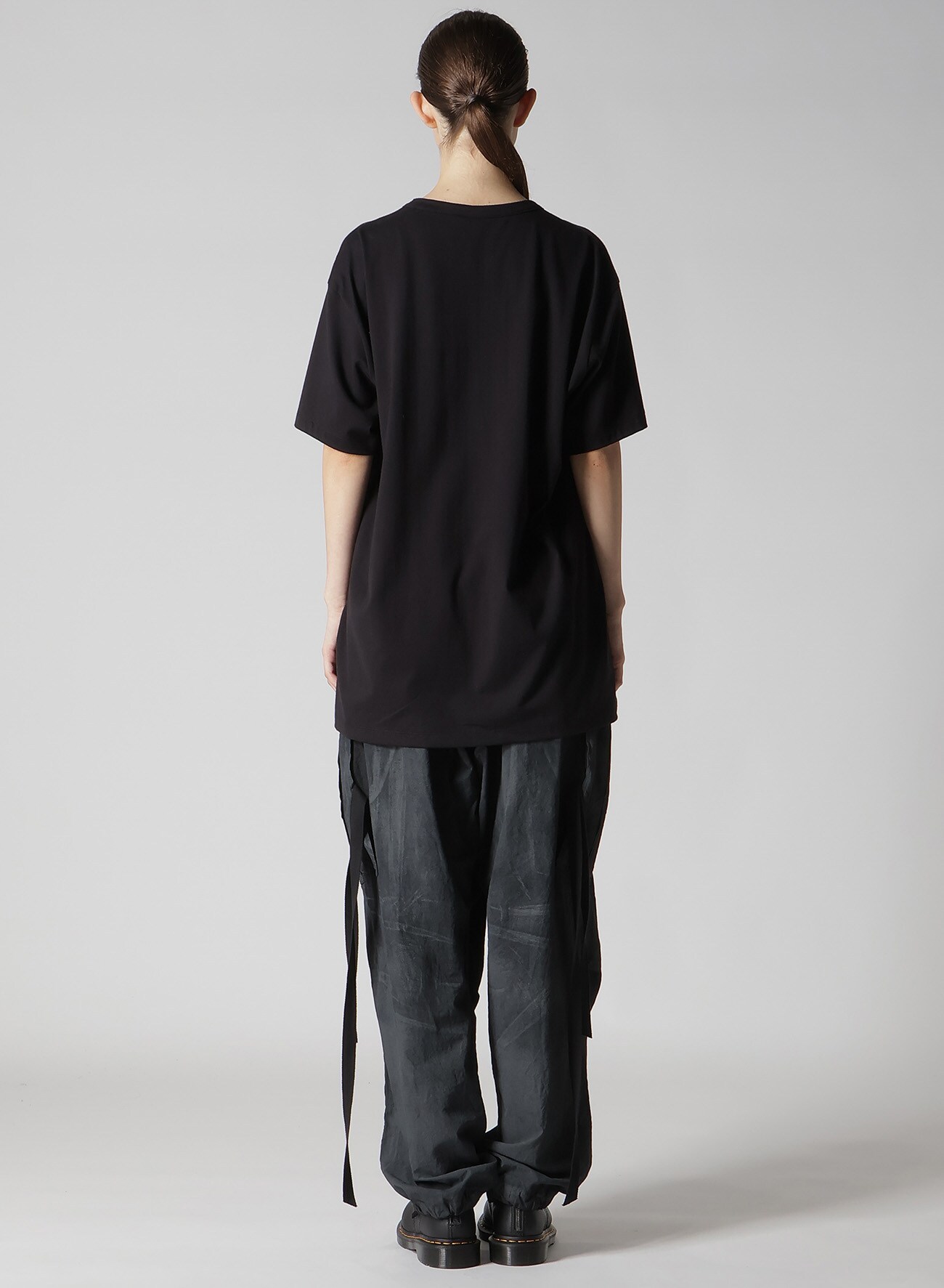 Y'S COLLAGE PRINT ROUND NECK SHORT SLEEVE T