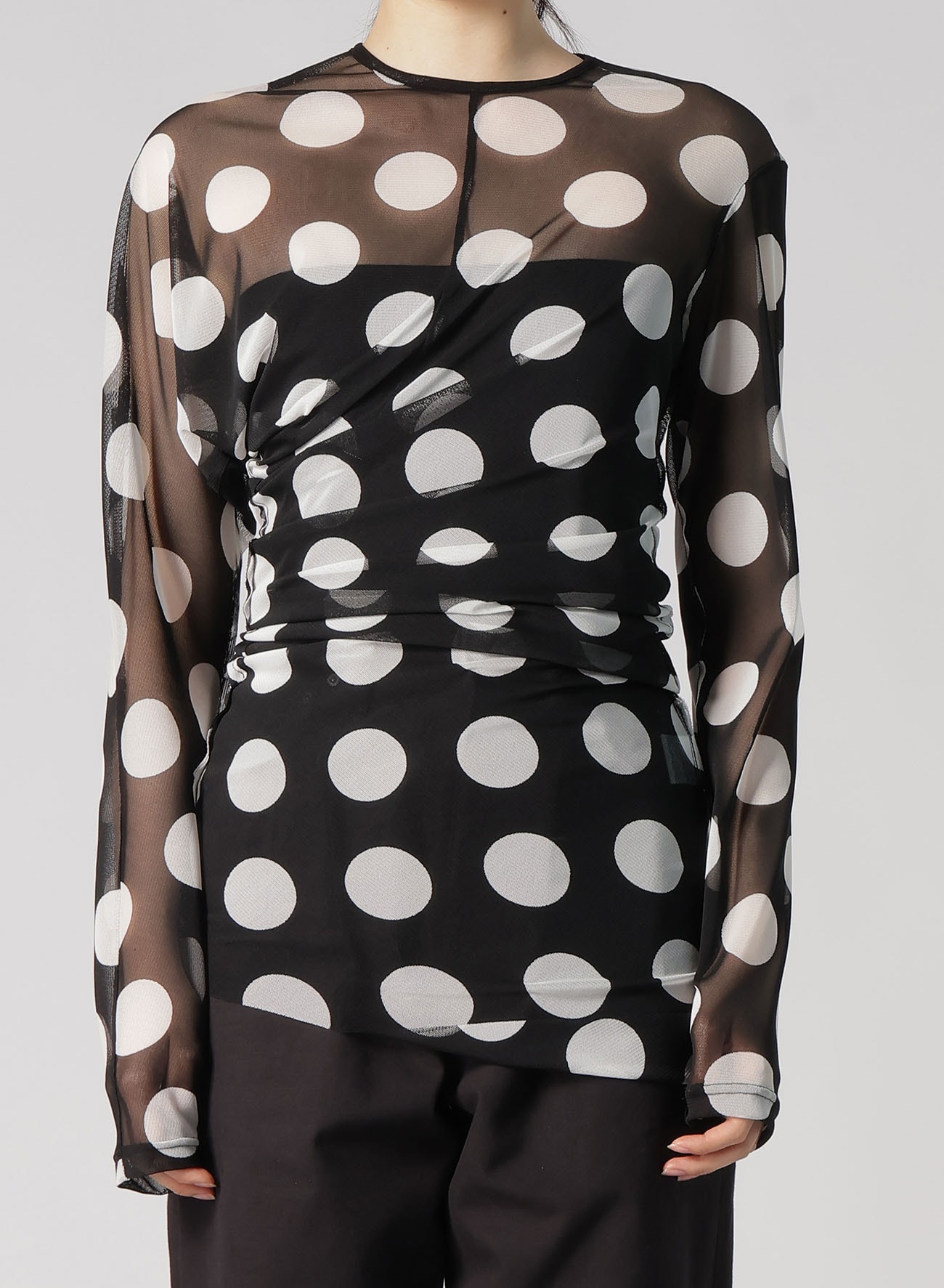 POLKA DOTS TULLE TWISTED T