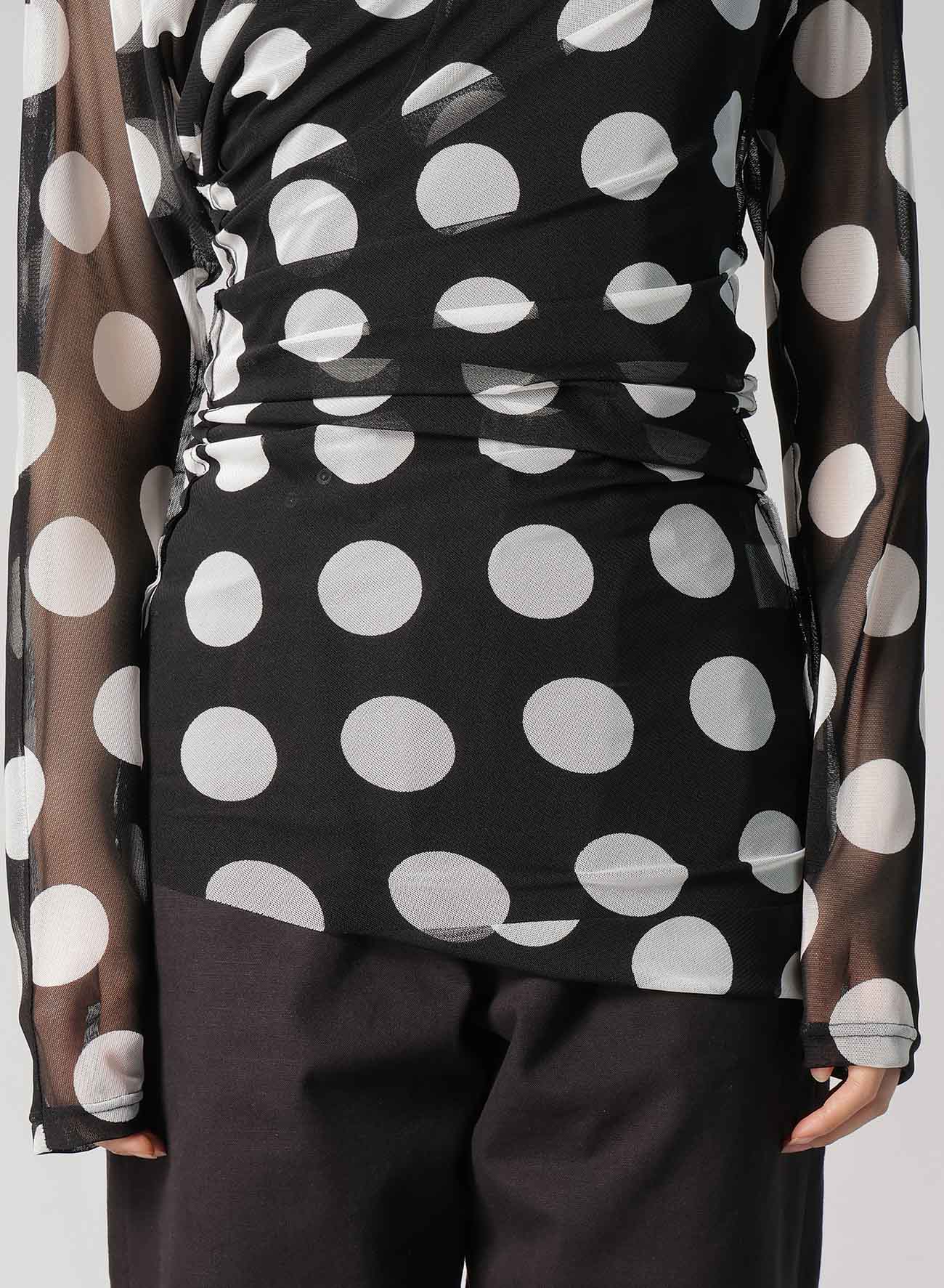 POLKA DOTS TULLE TWISTED T