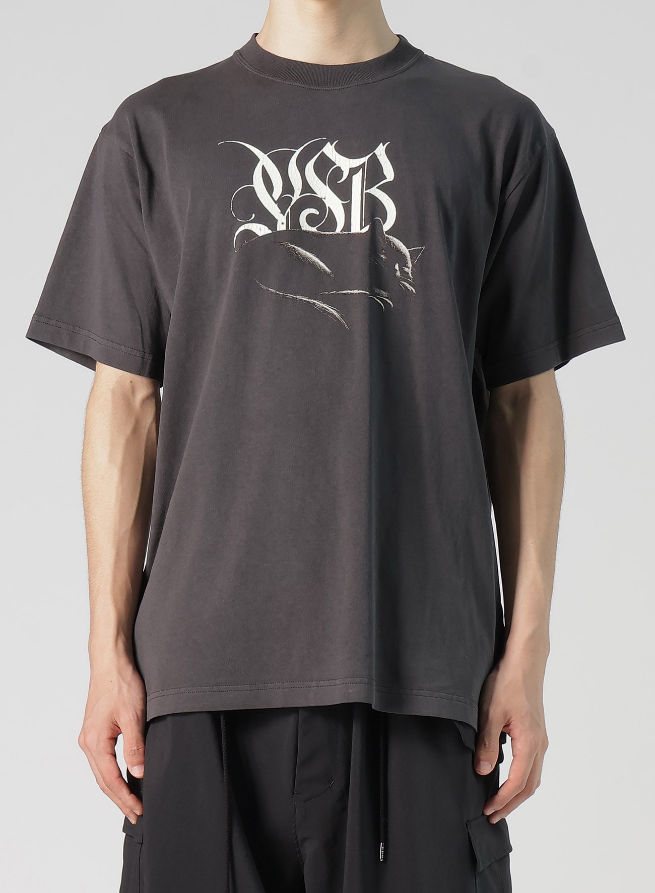 CAT PRINT T SHIRT B