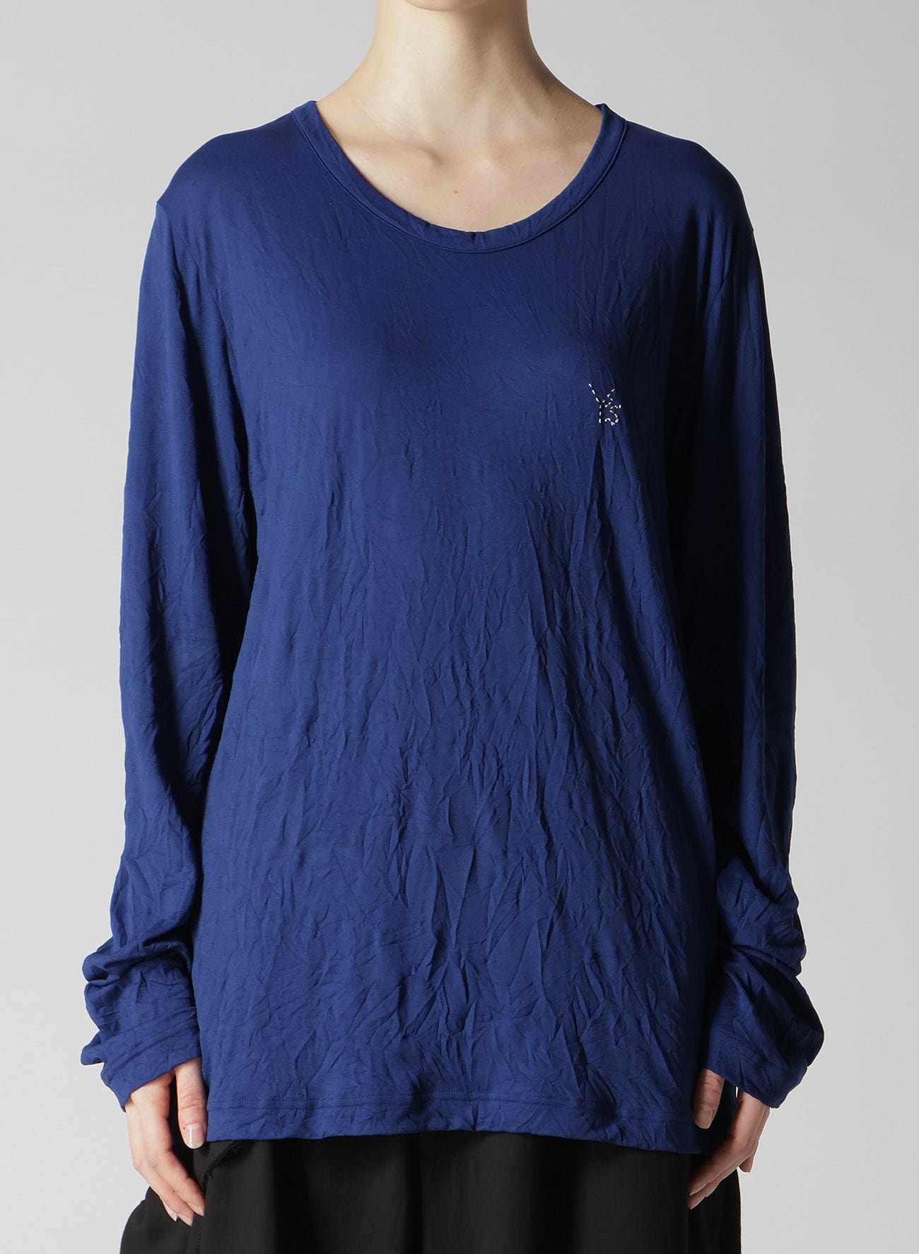 WRINKLE JERSEY Y'S STITCH LONG T