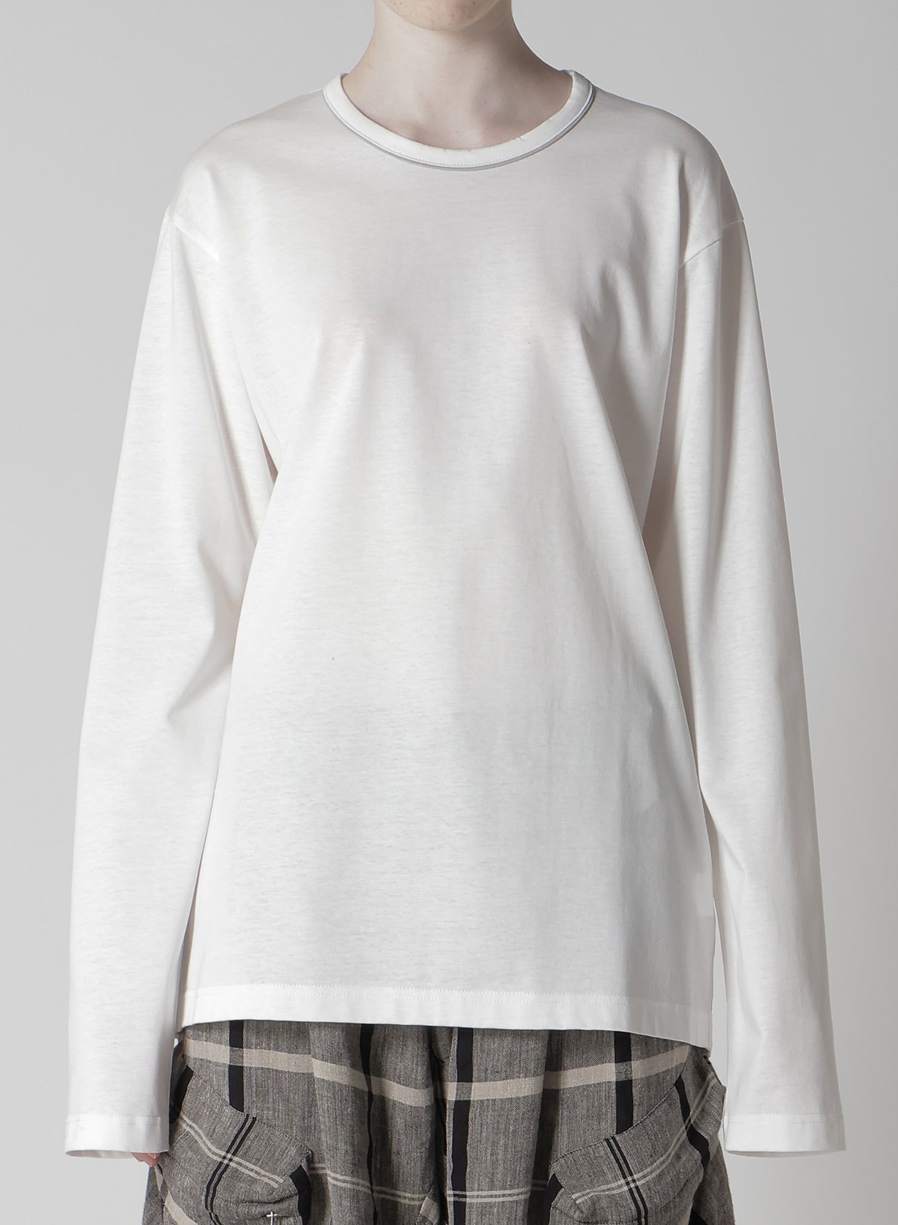 COTON JERSEY Y'S STITCH LONG SLEEVE BIG T