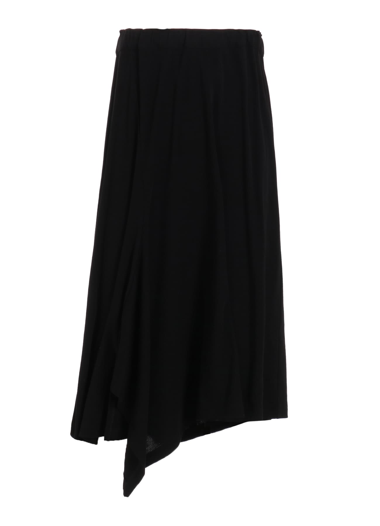 60/-HARD TWISTED MILANO RIB FRONT BACK SLIT SKIRT