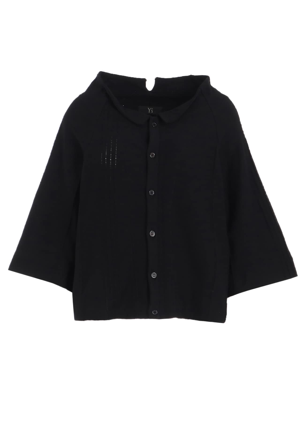 JACQUARD JERSEY RAGLAN SLEEVE CARDIGAN