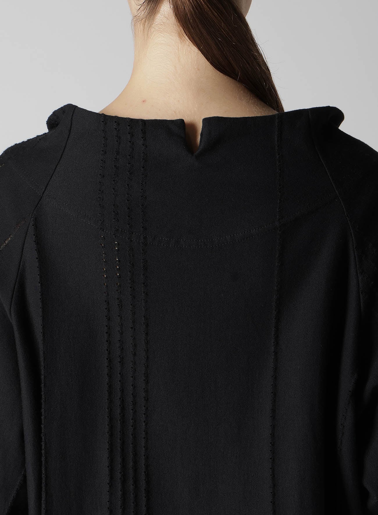JACQUARD JERSEY RAGLAN SLEEVE CARDIGAN