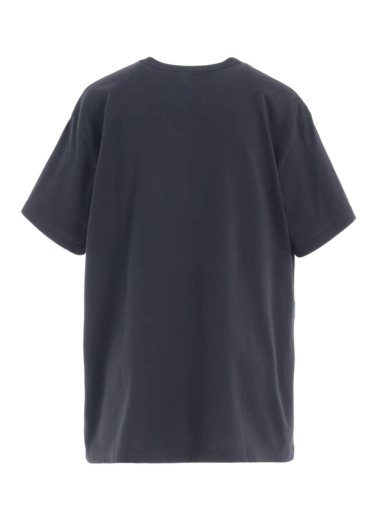 ANIMAL FLOCKED PRINT ROUND NECK SHORT SLEEVE T (DOG)