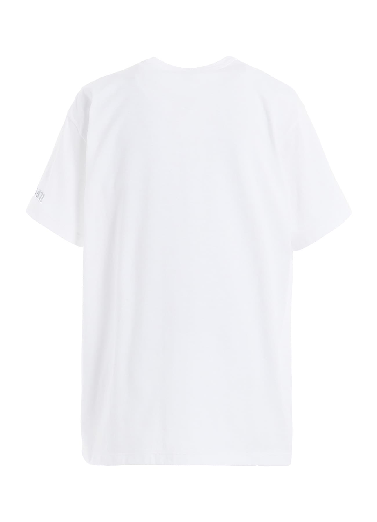 ANIMAL FLOCKED PRINT ROUND NECK SHORT SLEEVE T (TIGER)