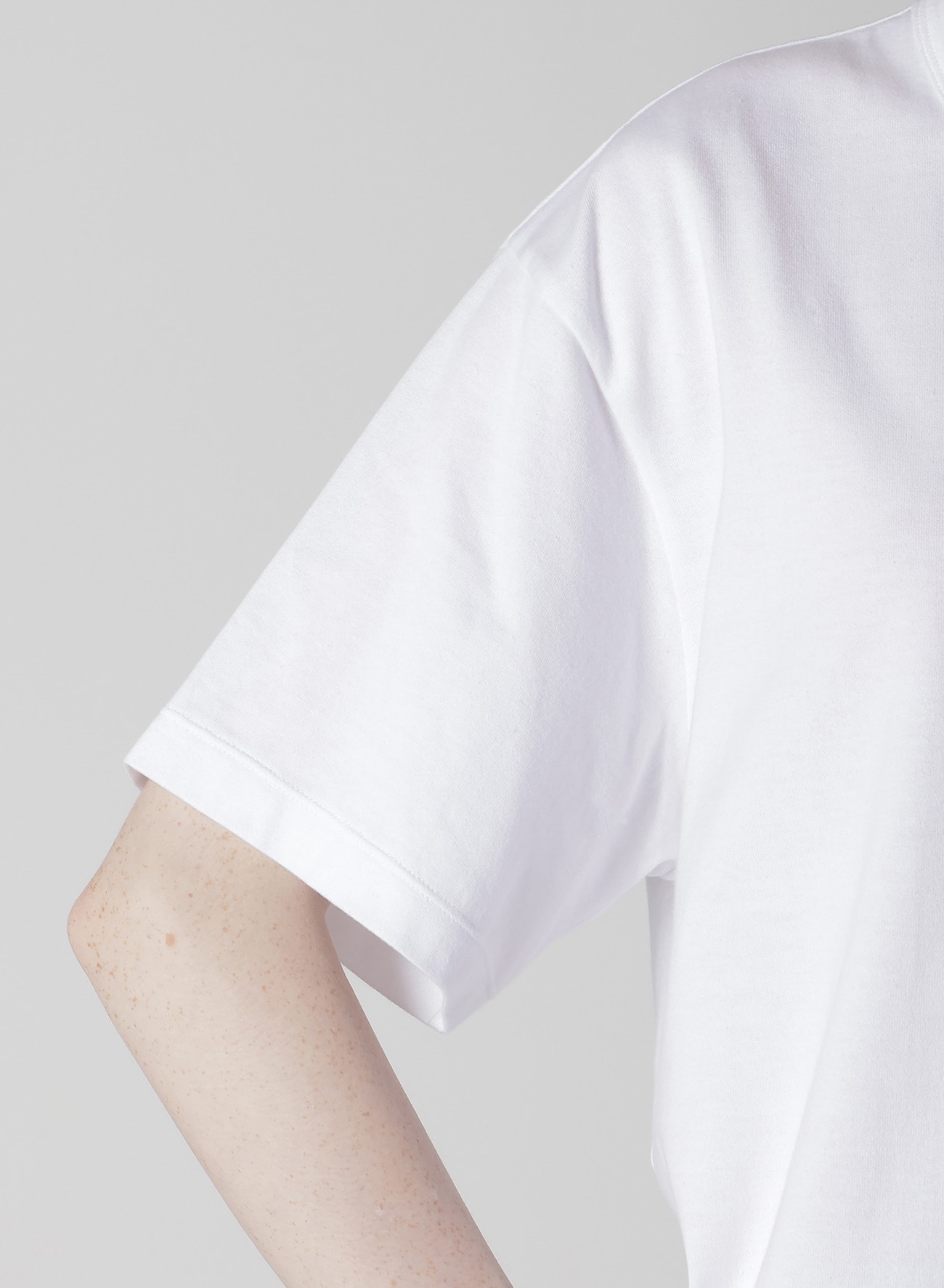 ANIMAL FLOCKED PRINT ROUND NECK SHORT SLEEVE T (TIGER)