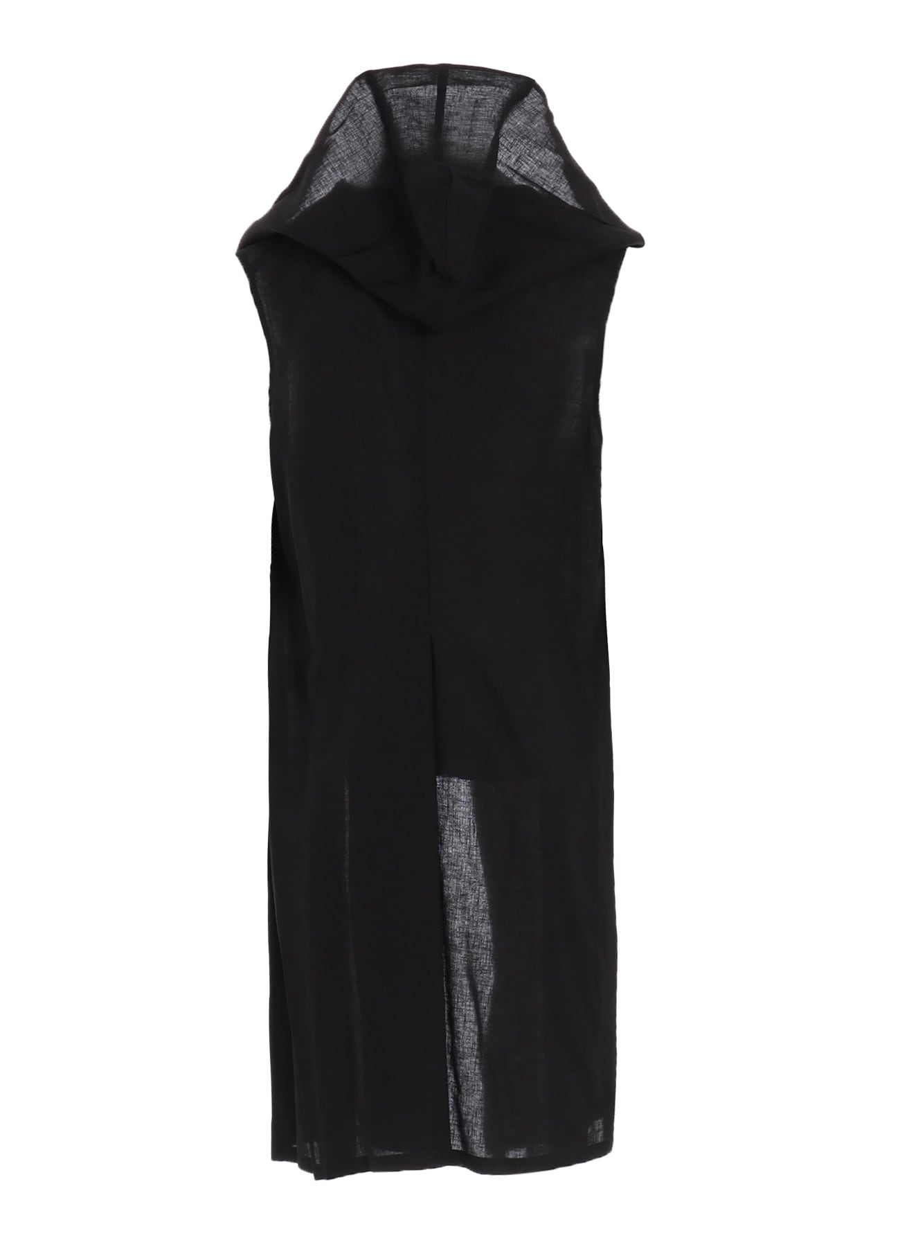 RAYON/LINEN SHEETING HOODIE VEST