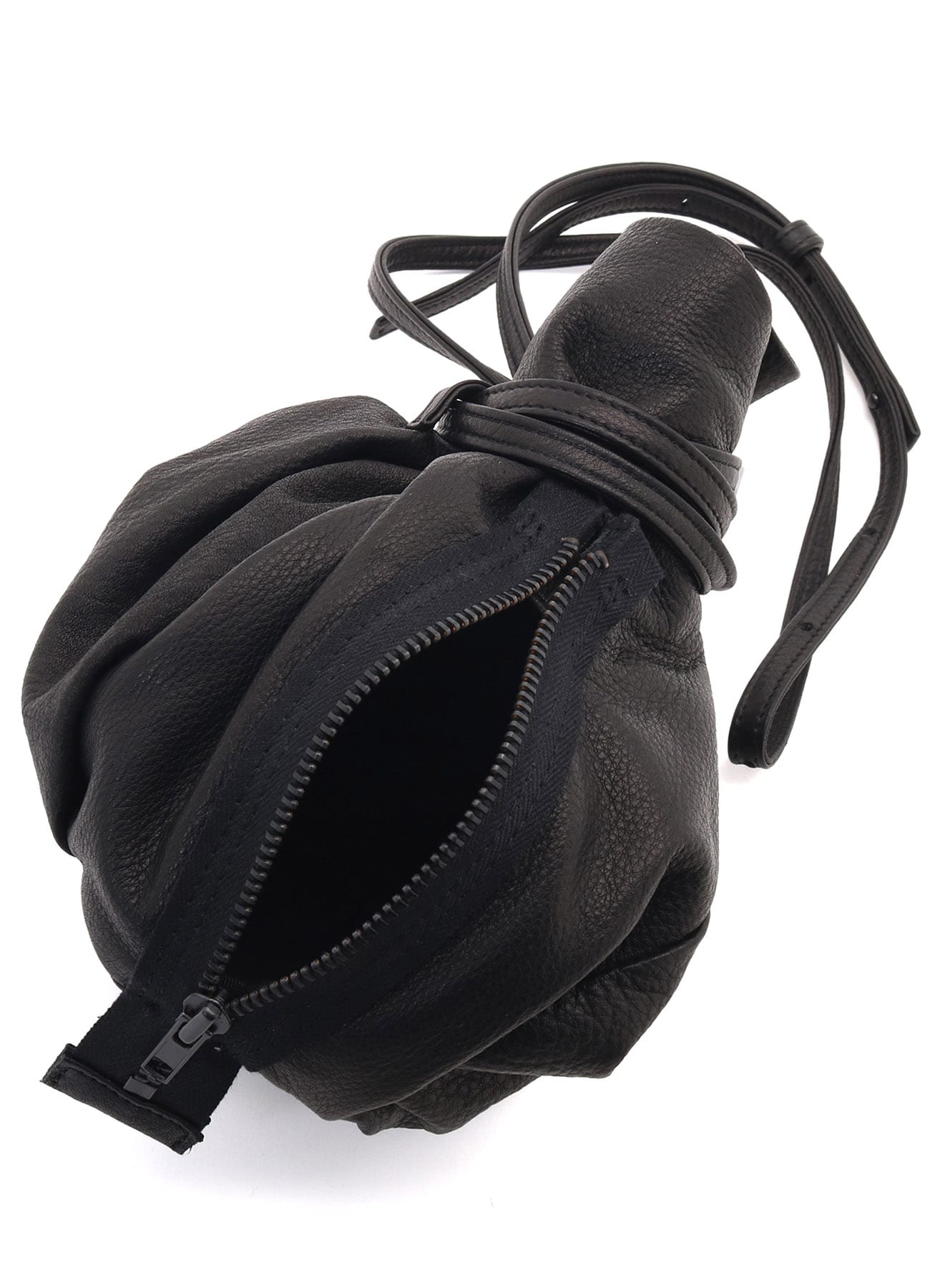 SOFT LEATHER  ZIPPER MINI POCHETTE