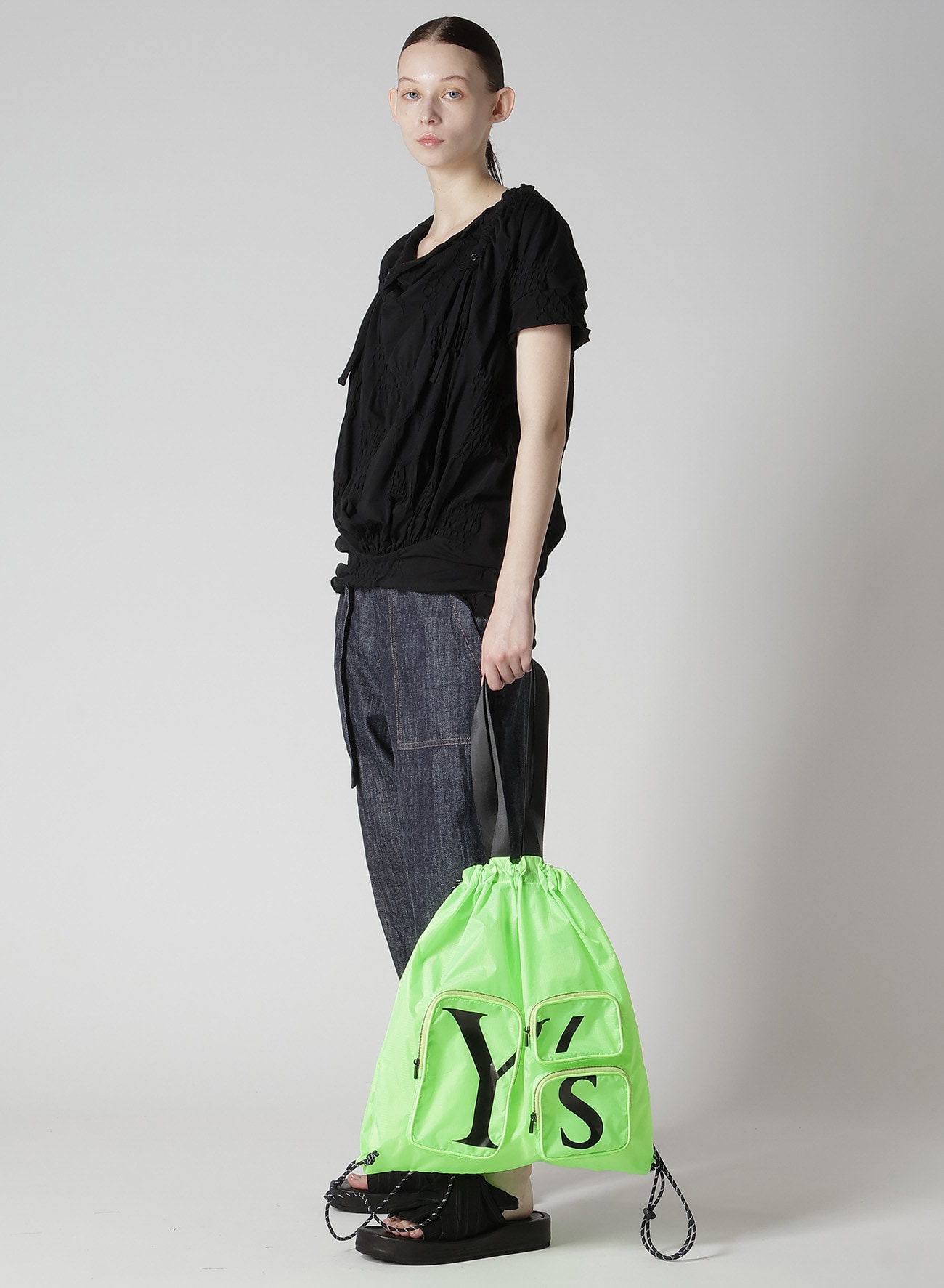 POLYESTER LOGO KNAPSACK