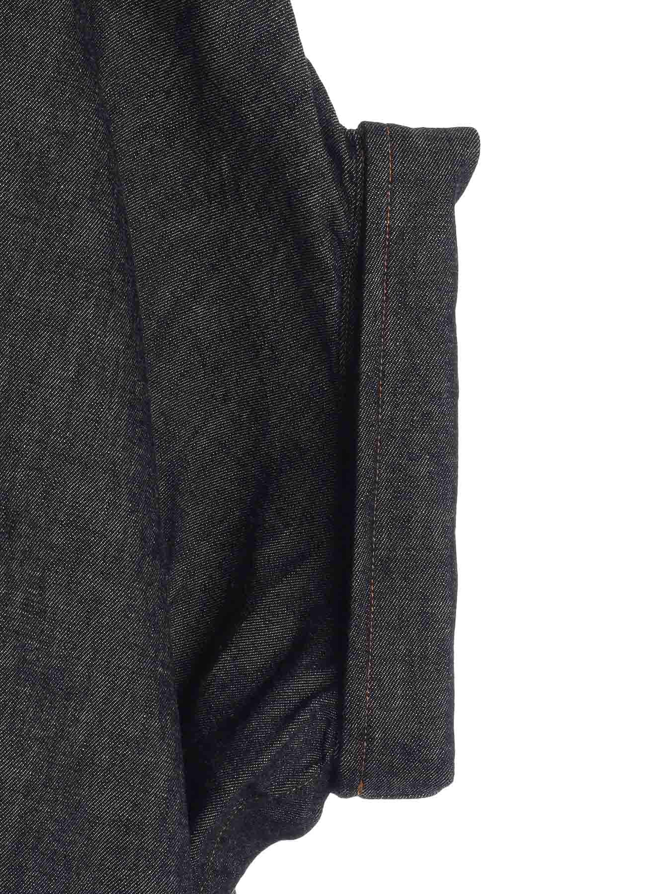 6OZ DENIM SHORT BLOUSE