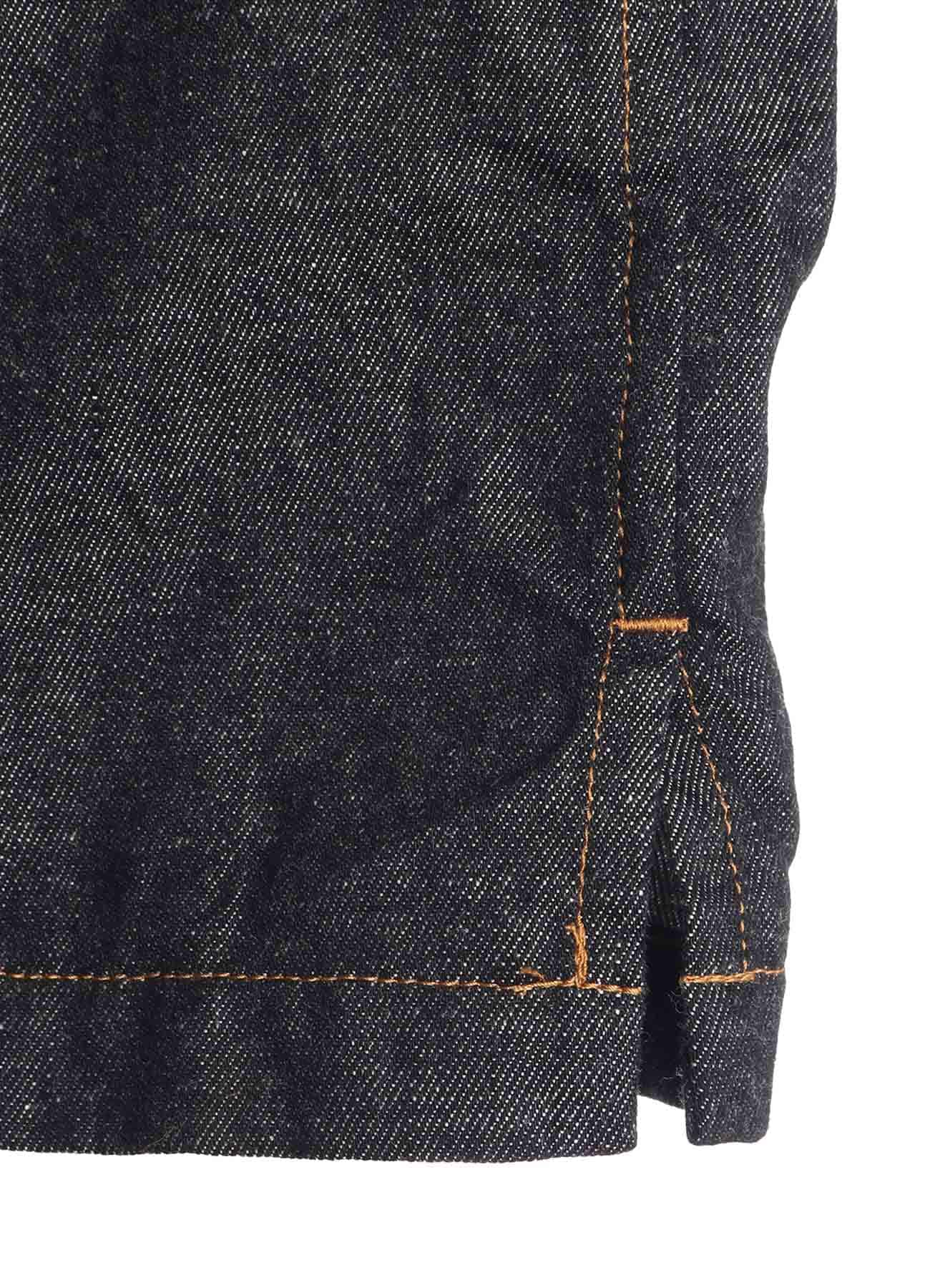 6OZ DENIM SHORT BLOUSE