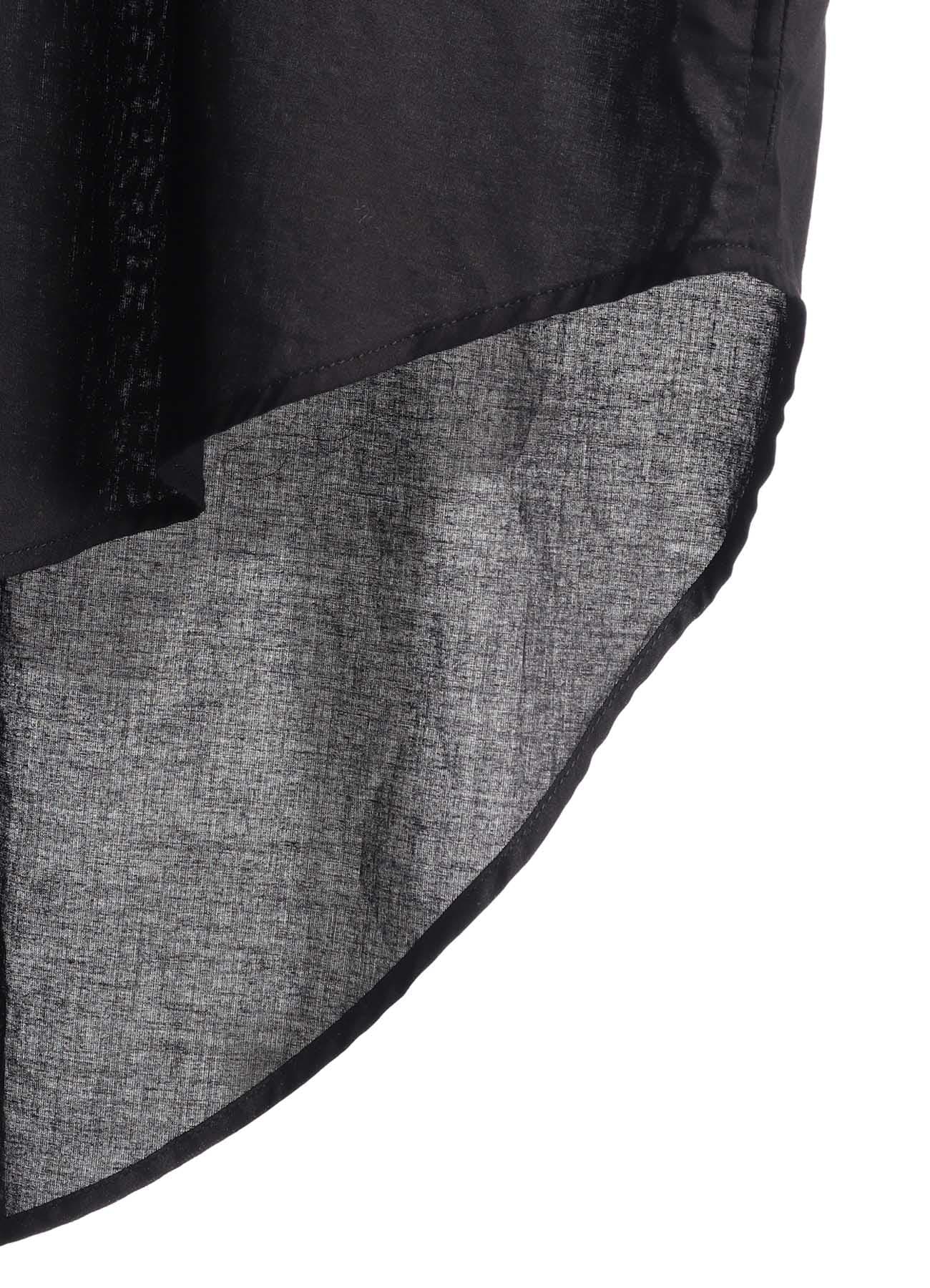 COTTON LAWN SHORT CUFFS BLOUSE