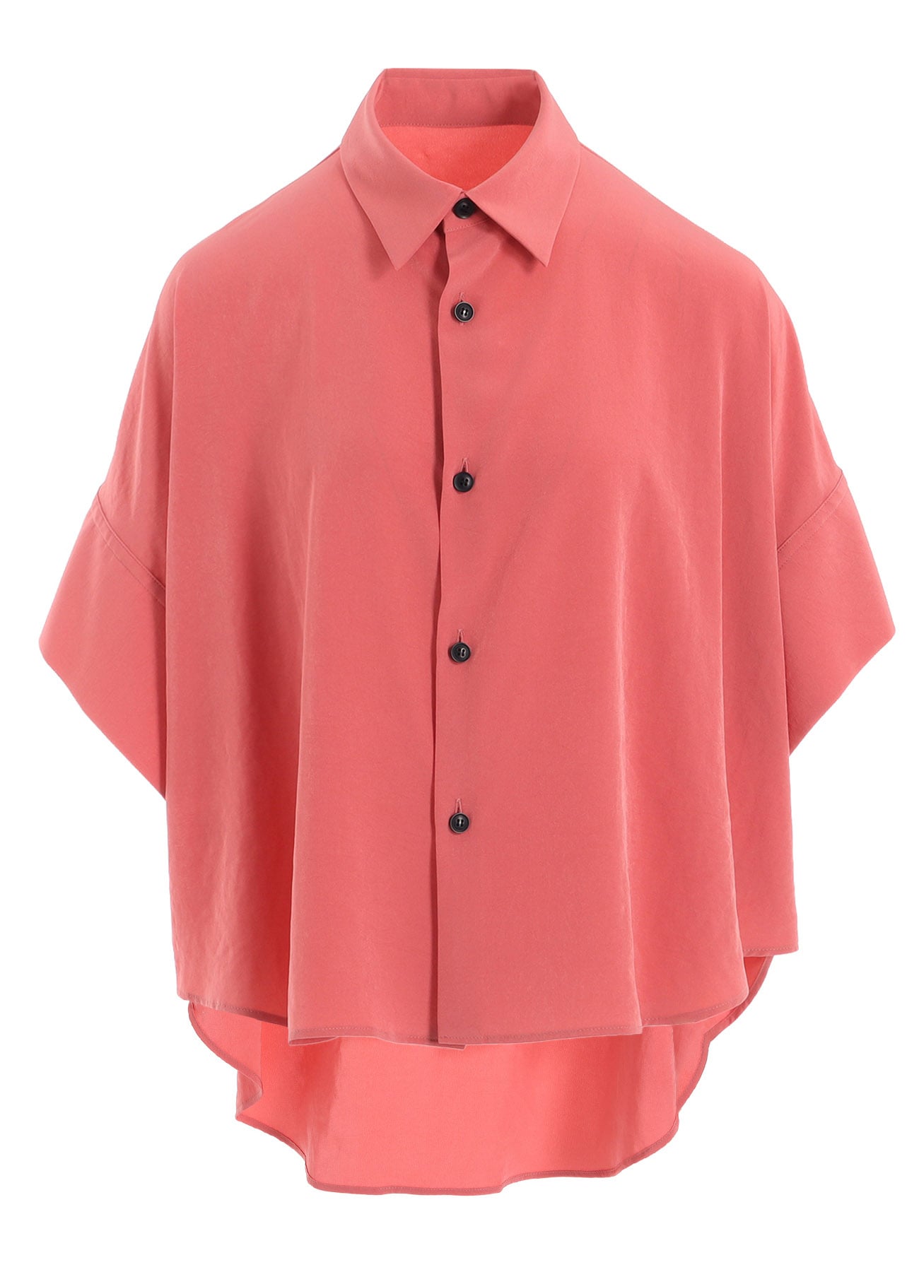 TA/PE CREPE DE CHINE SHORT CUFFS BLOUSE