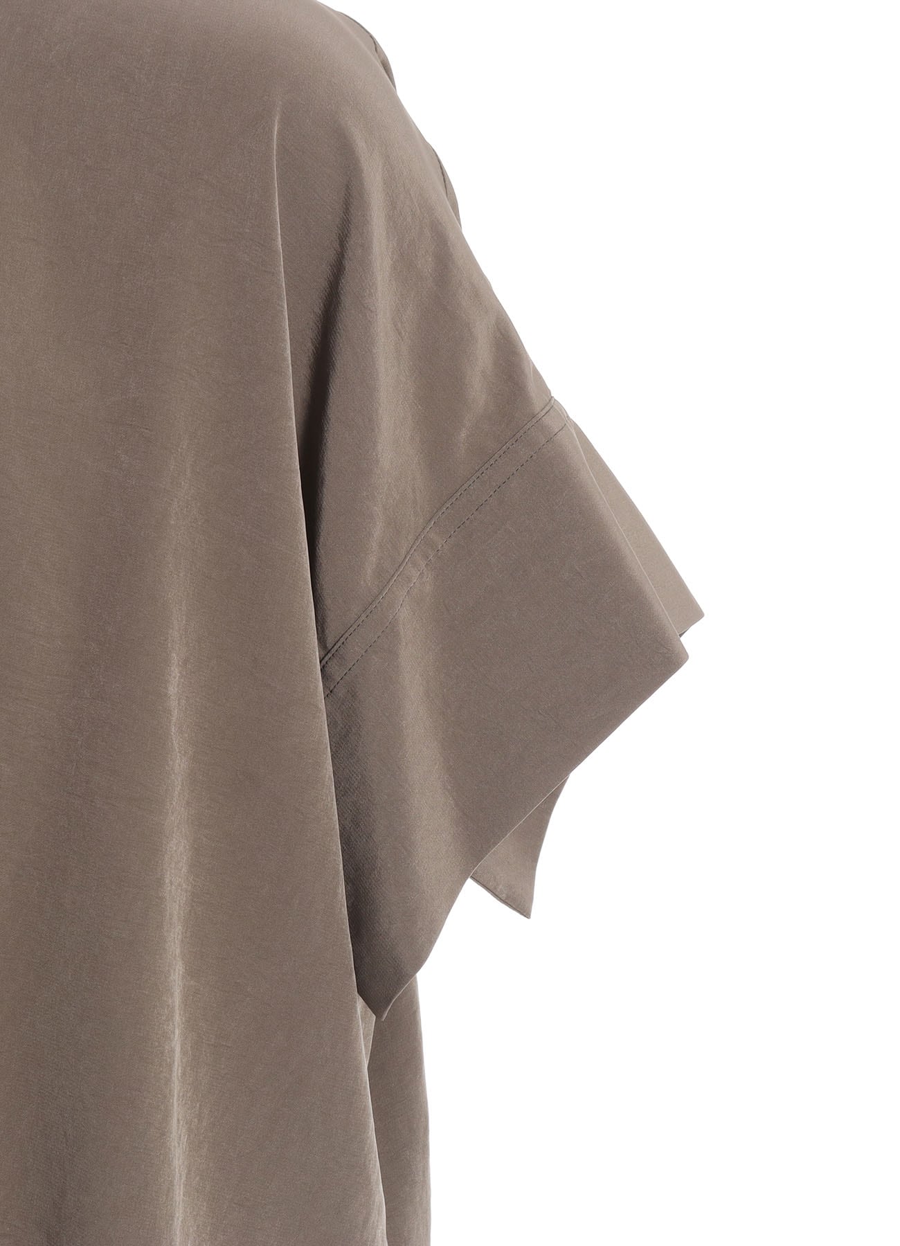 TA/PE CREPE DE CHINE SHORT CUFFS BLOUSE