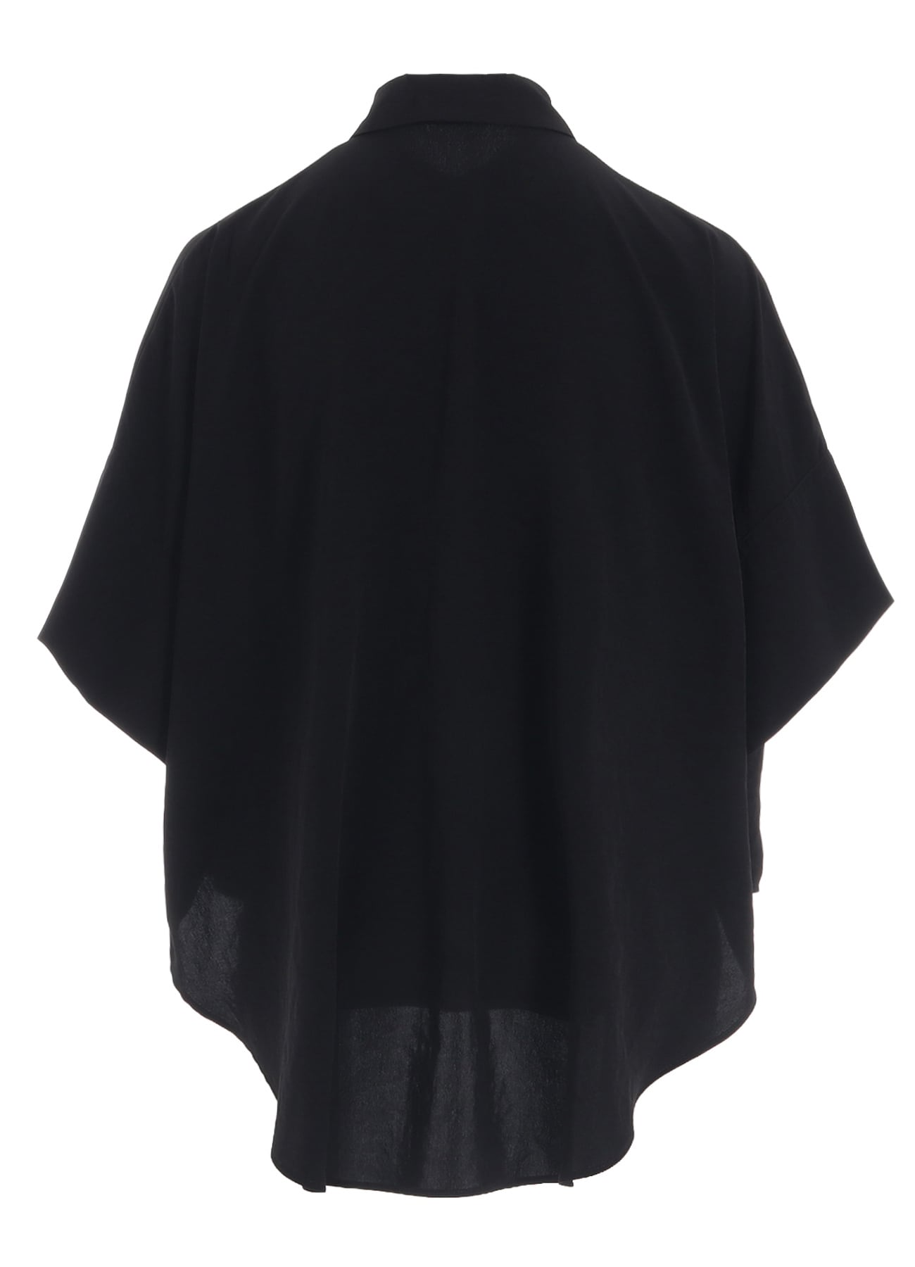 TA/PE CREPE DE CHINE SHORT CUFFS BLOUSE