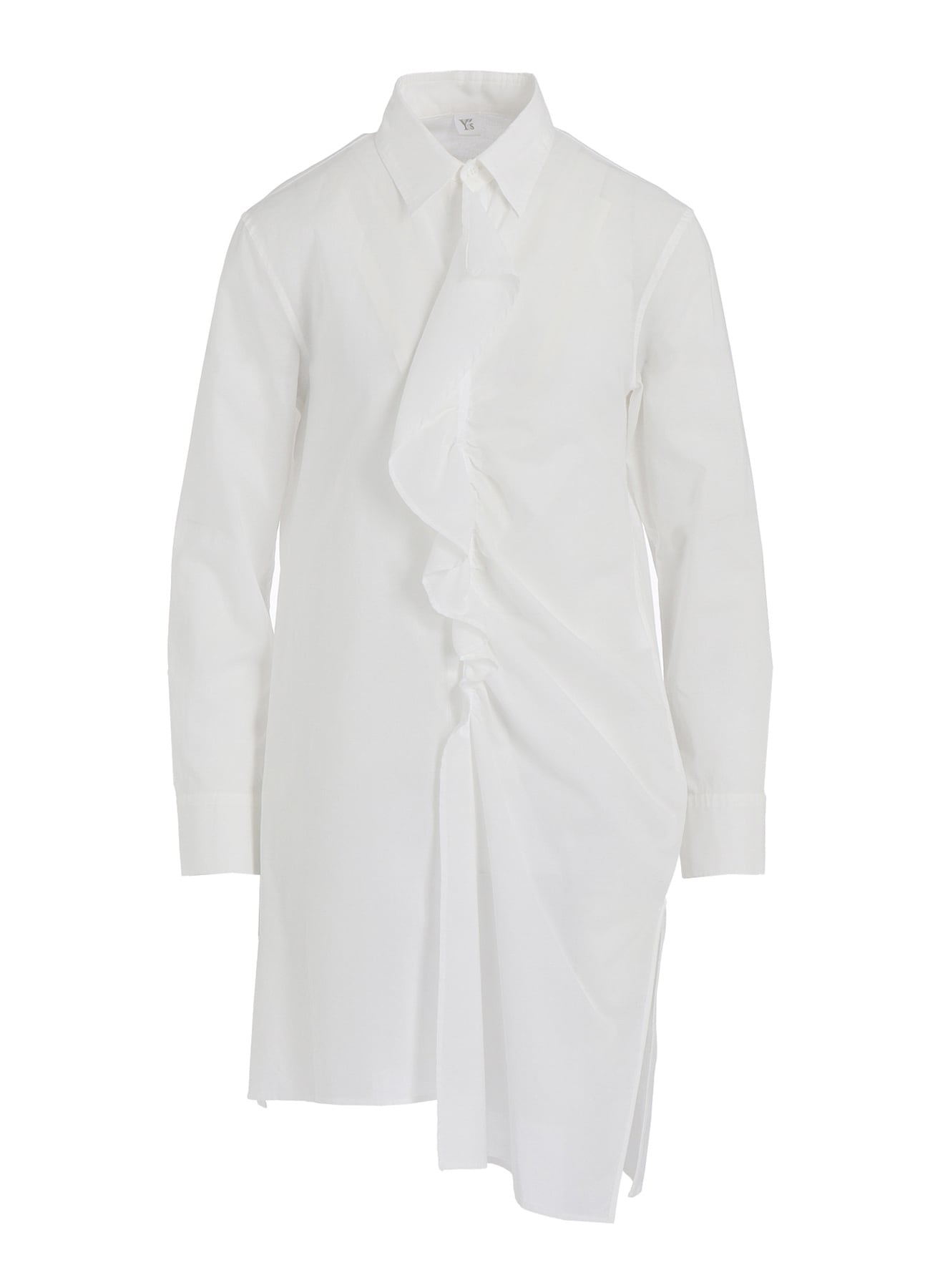 COTTON LAWN FRILL SHIRT