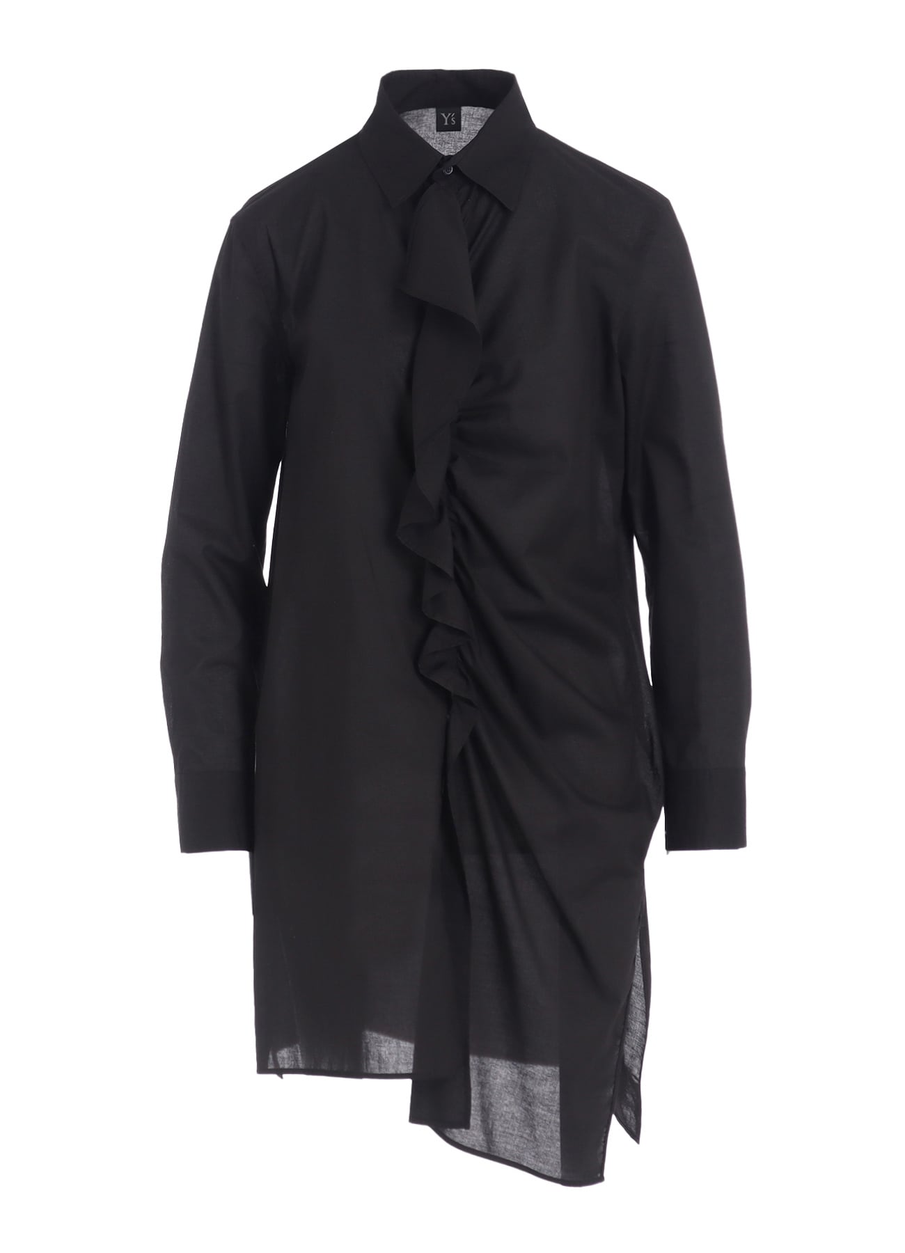 COTTON LAWN FRILL SHIRT