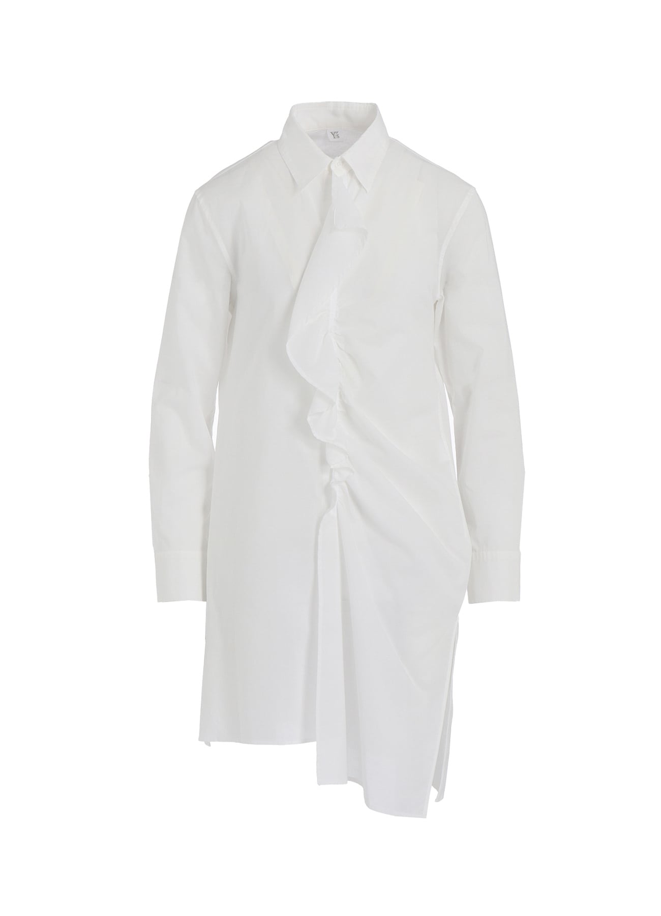 COTTON LAWN FRILL SHIRT