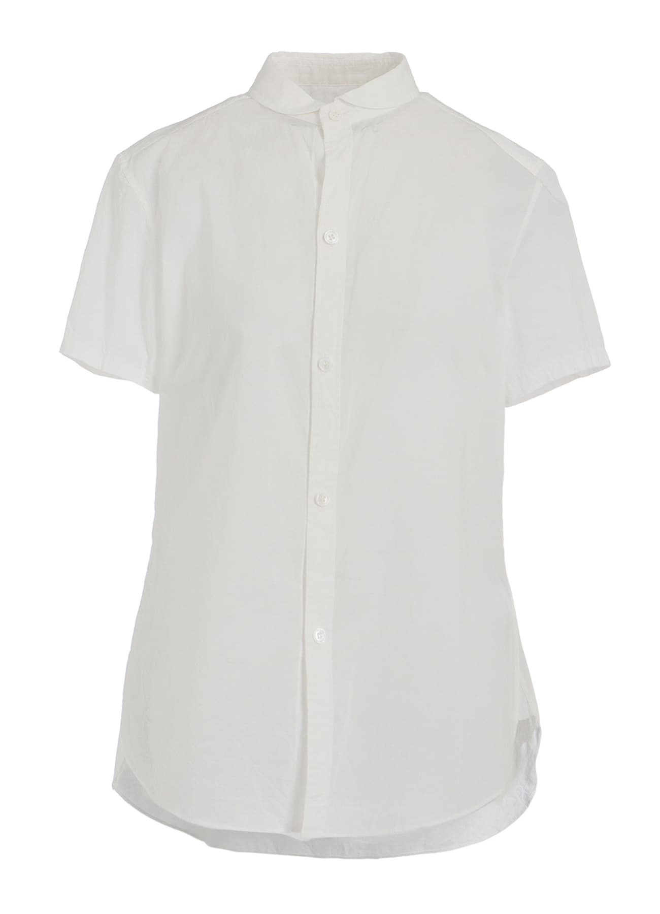 COTTON LAWN ROUND COLLAR SHIRT
