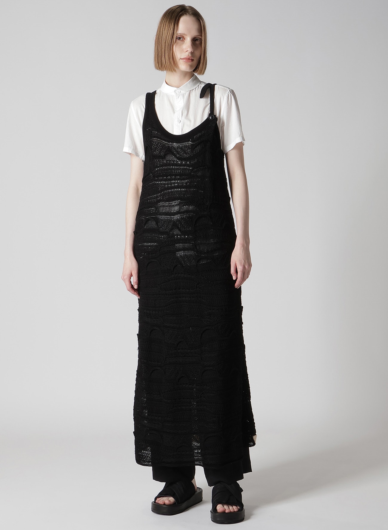 COTTON LAWN ROUND COLLAR SHIRT