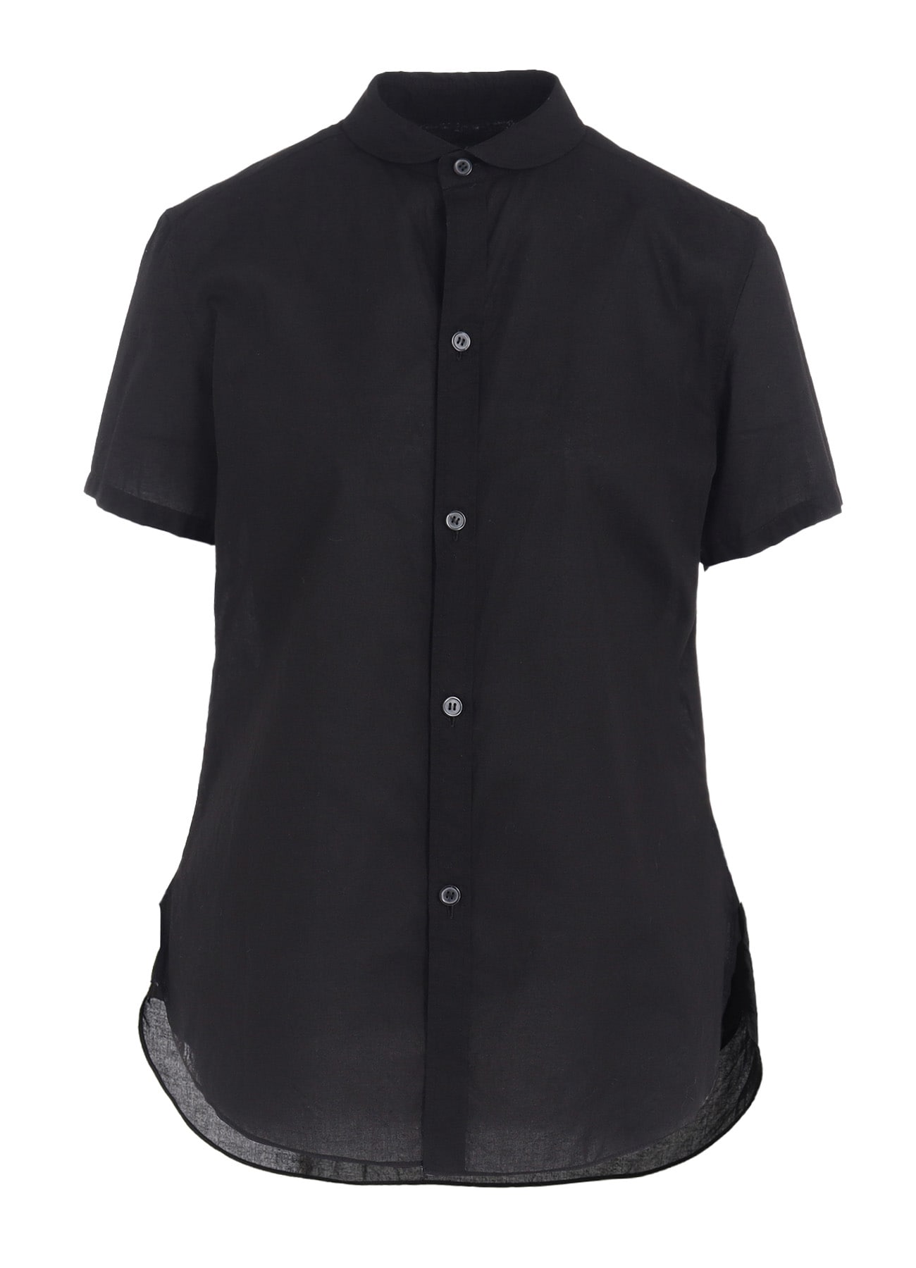 COTTON LAWN ROUND COLLAR SHIRT