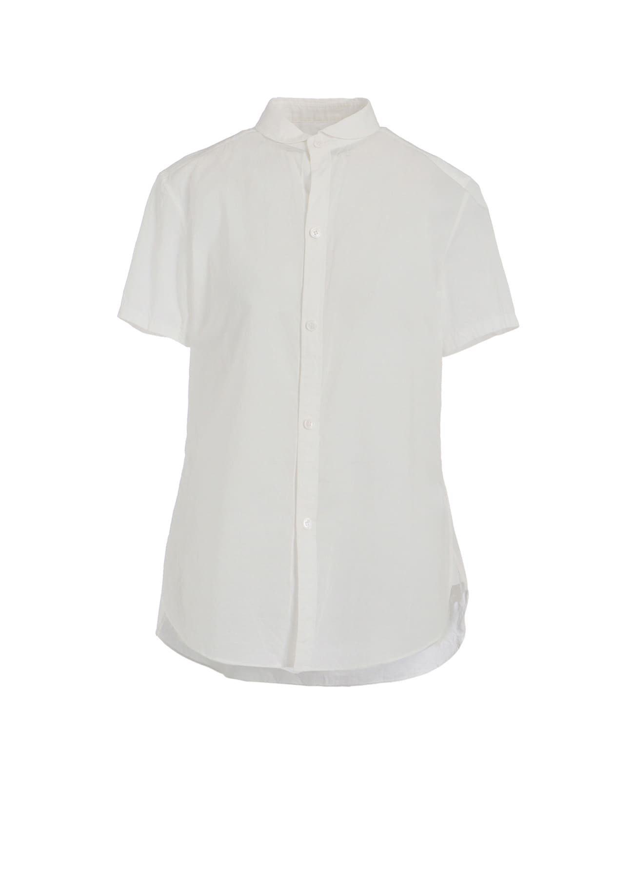COTTON LAWN ROUND COLLAR SHIRT