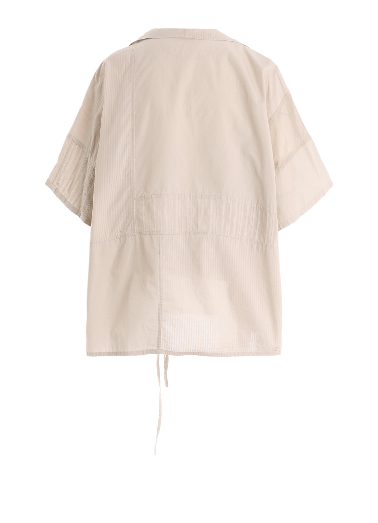 PATCHWORK HALF SLEEVE GOWN SHIRT