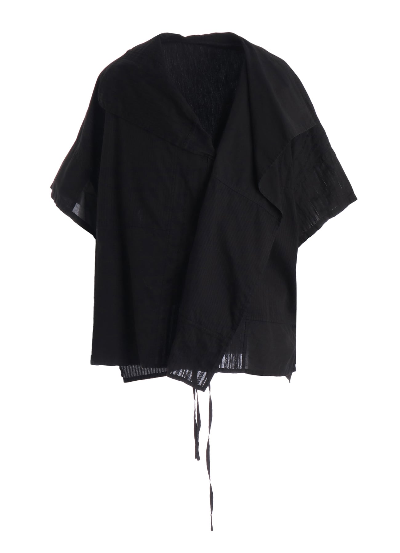 PATCHWORK HALF SLEEVE GOWN SHIRT